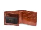 Old Leather Italia Bifold With Card / I.D. Flap sold by Bosca