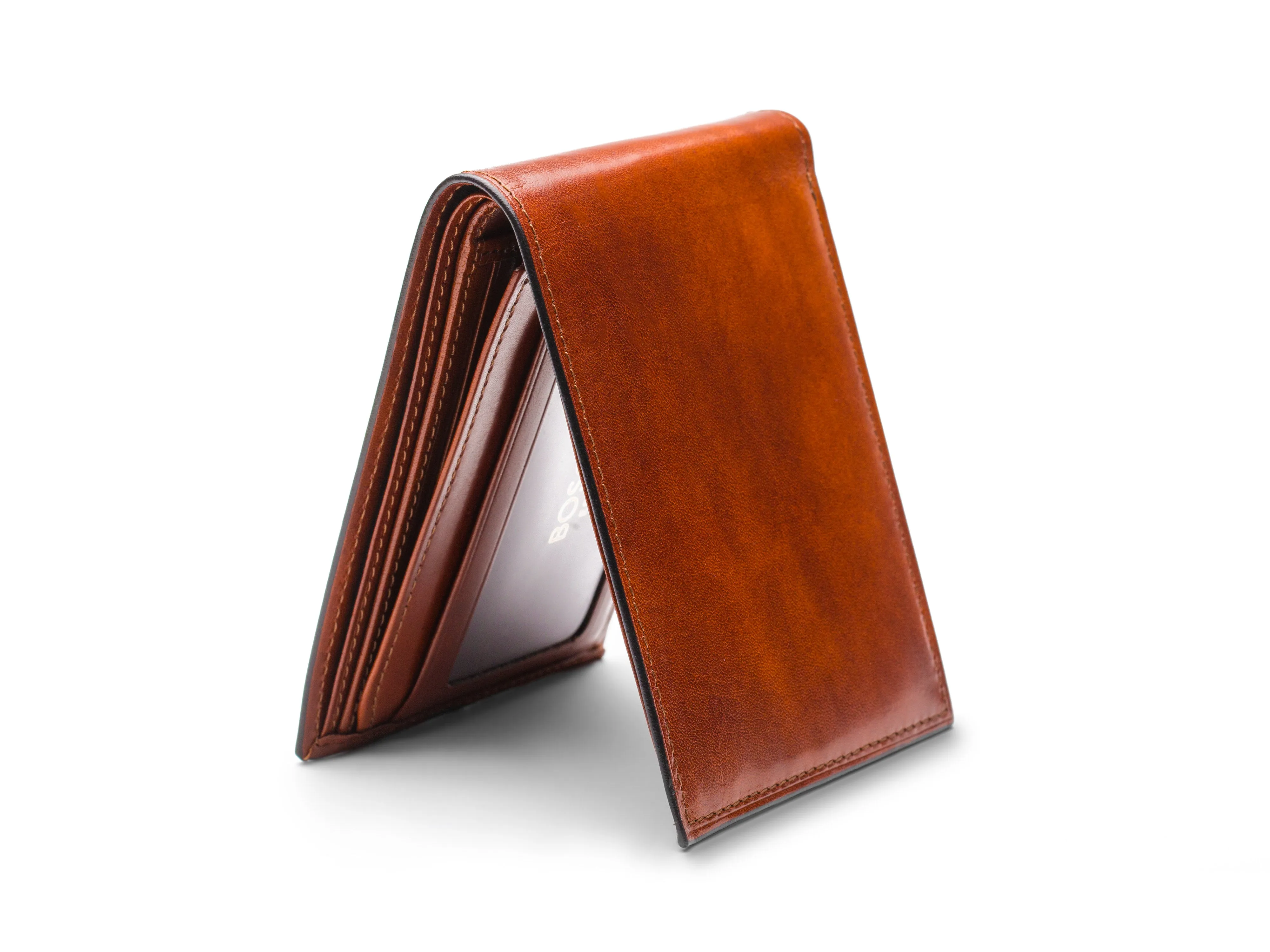 Old Leather Bifold With Card / I.D. Flap sold by Bosca product image thumbnail 3