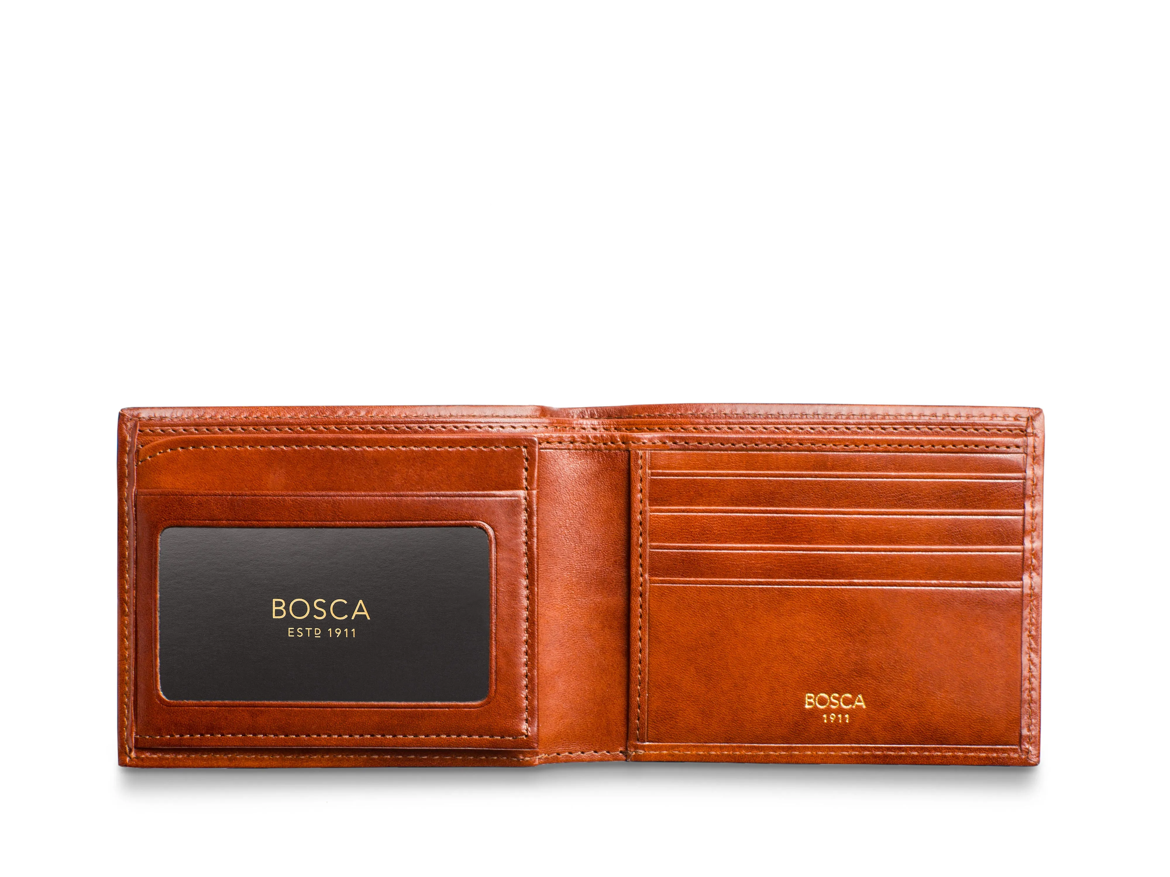 Old Leather Bifold With Card / I.D. Flap sold by Bosca product image thumbnail 5