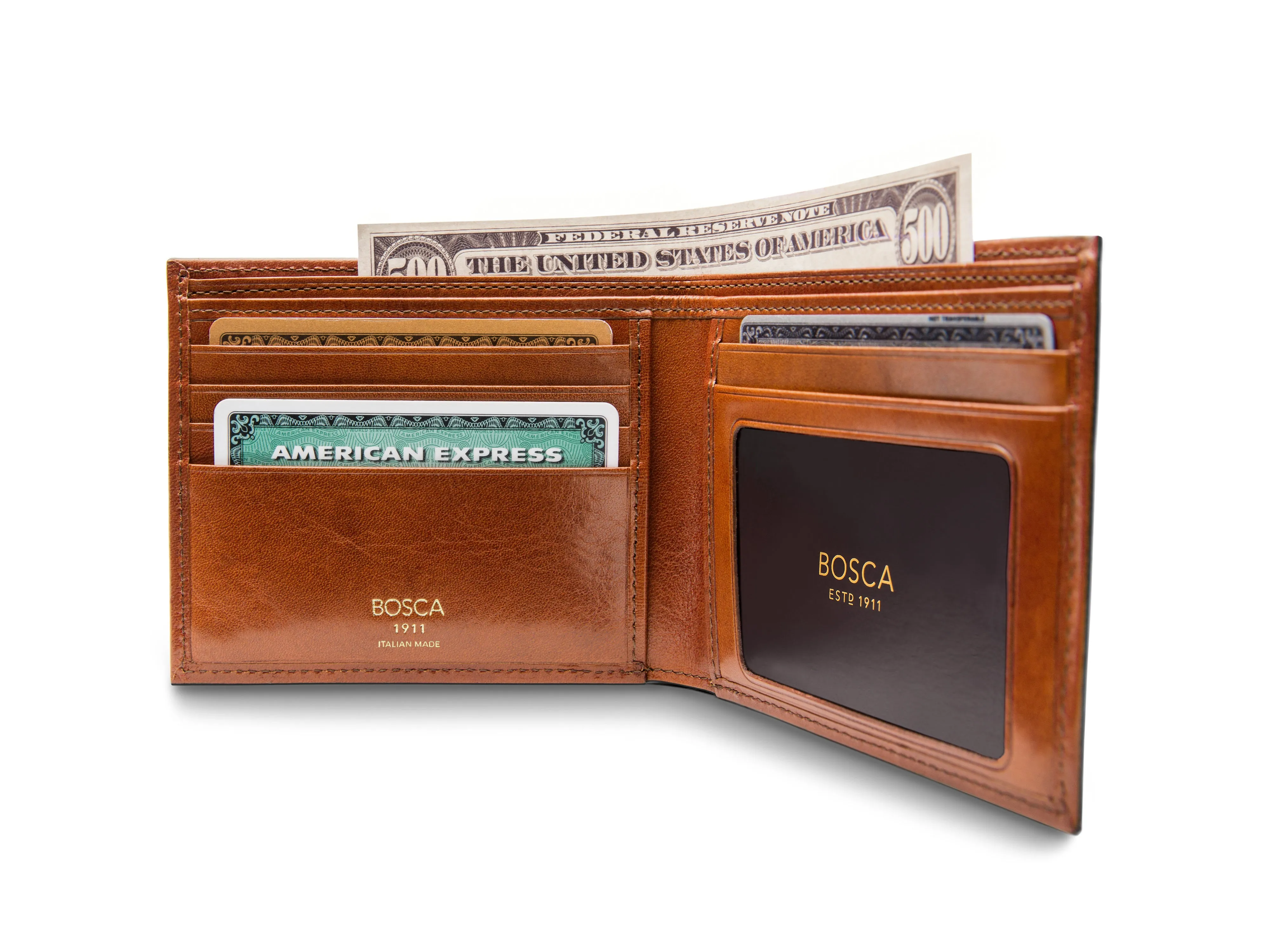 Old Leather Italia Executive I.D. Wallet sold by Bosca product image thumbnail 5