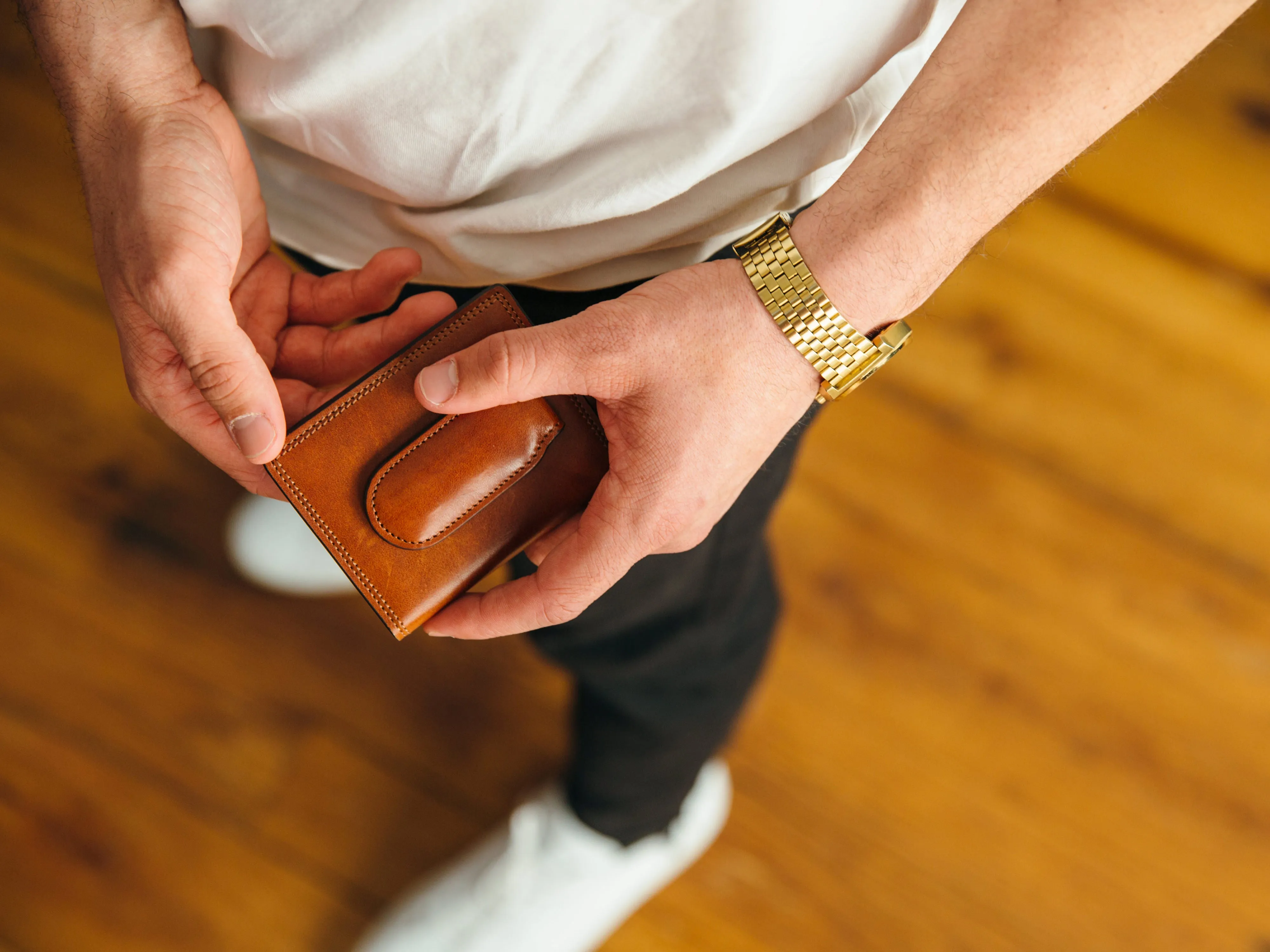 Dolce Italia Deluxe Front Pocket Wallet w/ Magnetic Clip sold by Bosca product image thumbnail 2