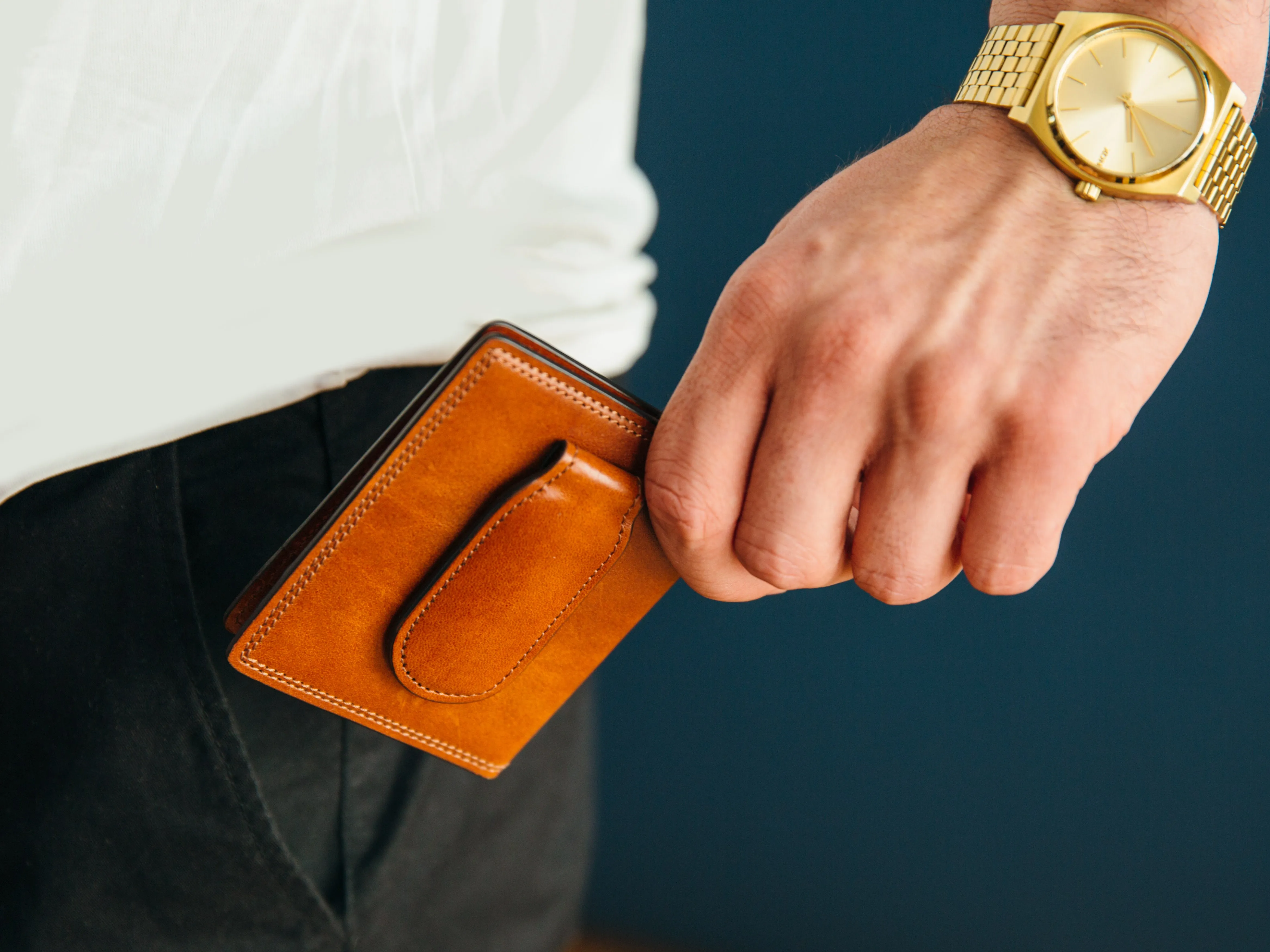 Dolce Deluxe Front Pocket Wallet w/ Magnetic Clip sold by Bosca product image thumbnail 2