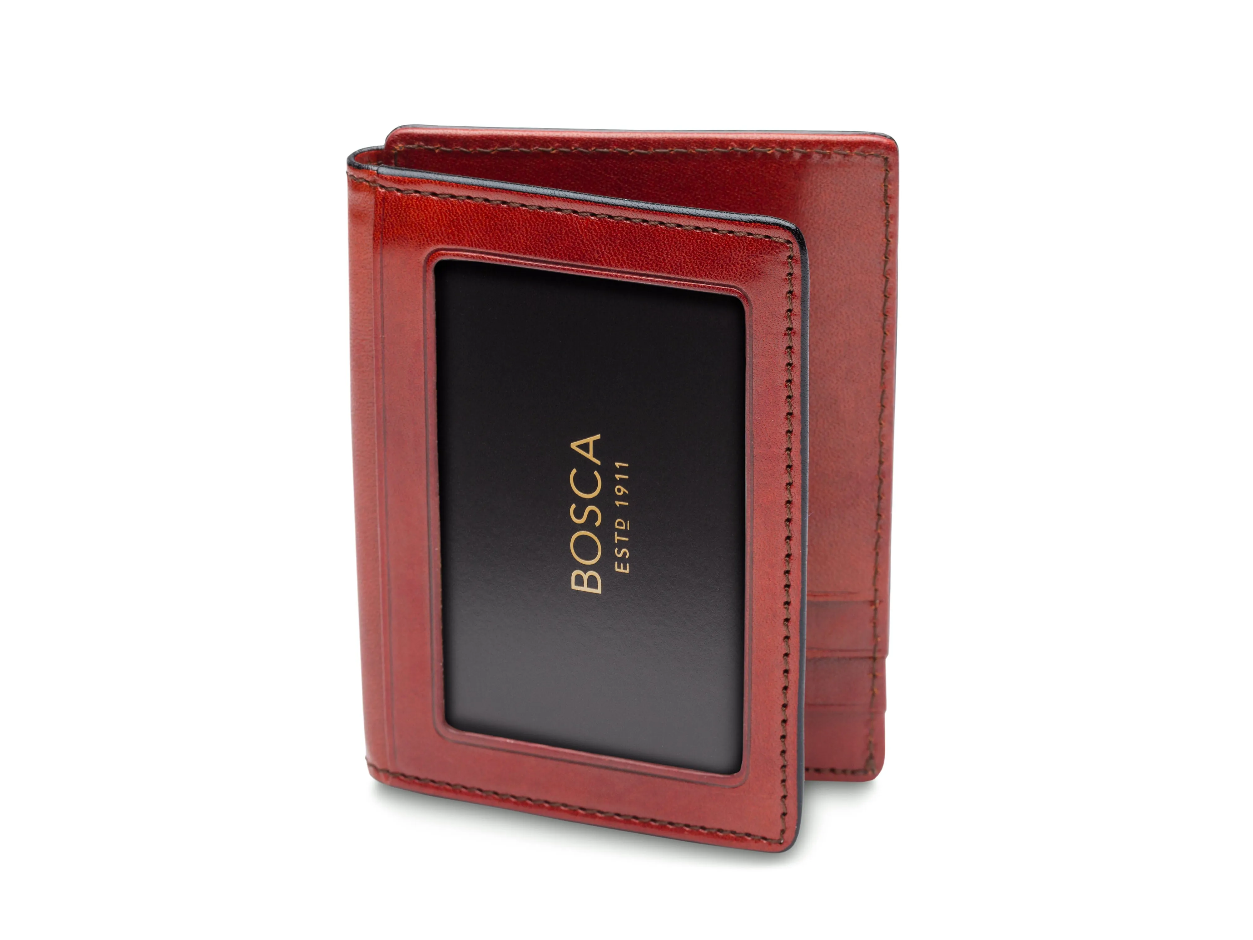 Old Leather Front Pocket I.D. Wallet sold by Bosca