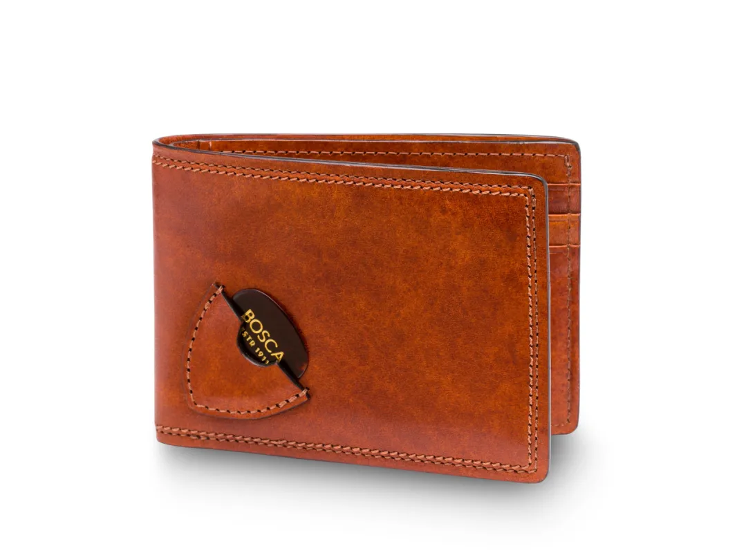 Dolce Small Bifold Wallet with Guitar Pick Pocket sold by Bosca