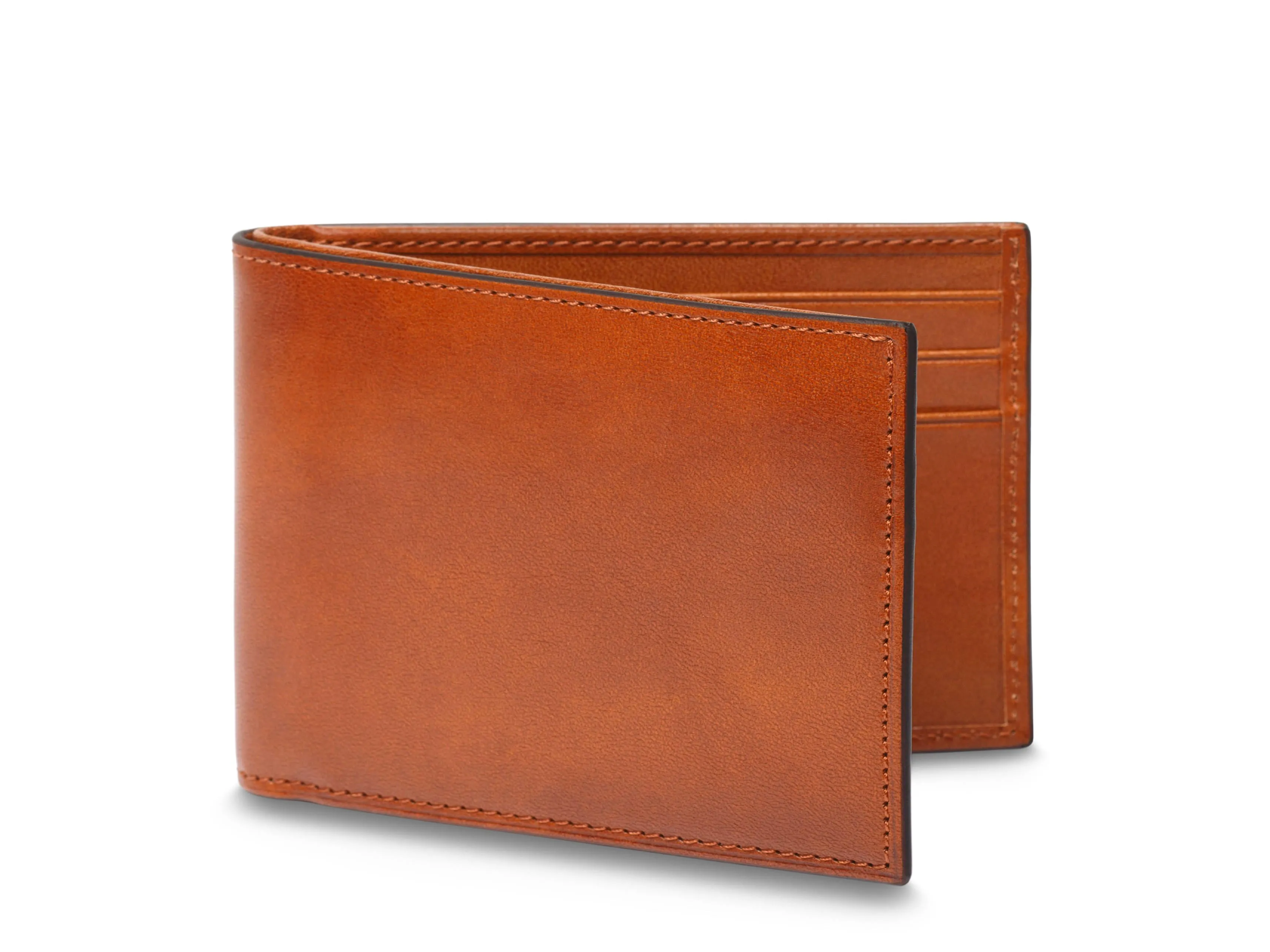 Old Leather Italia Small Bifold Wallet sold by Bosca