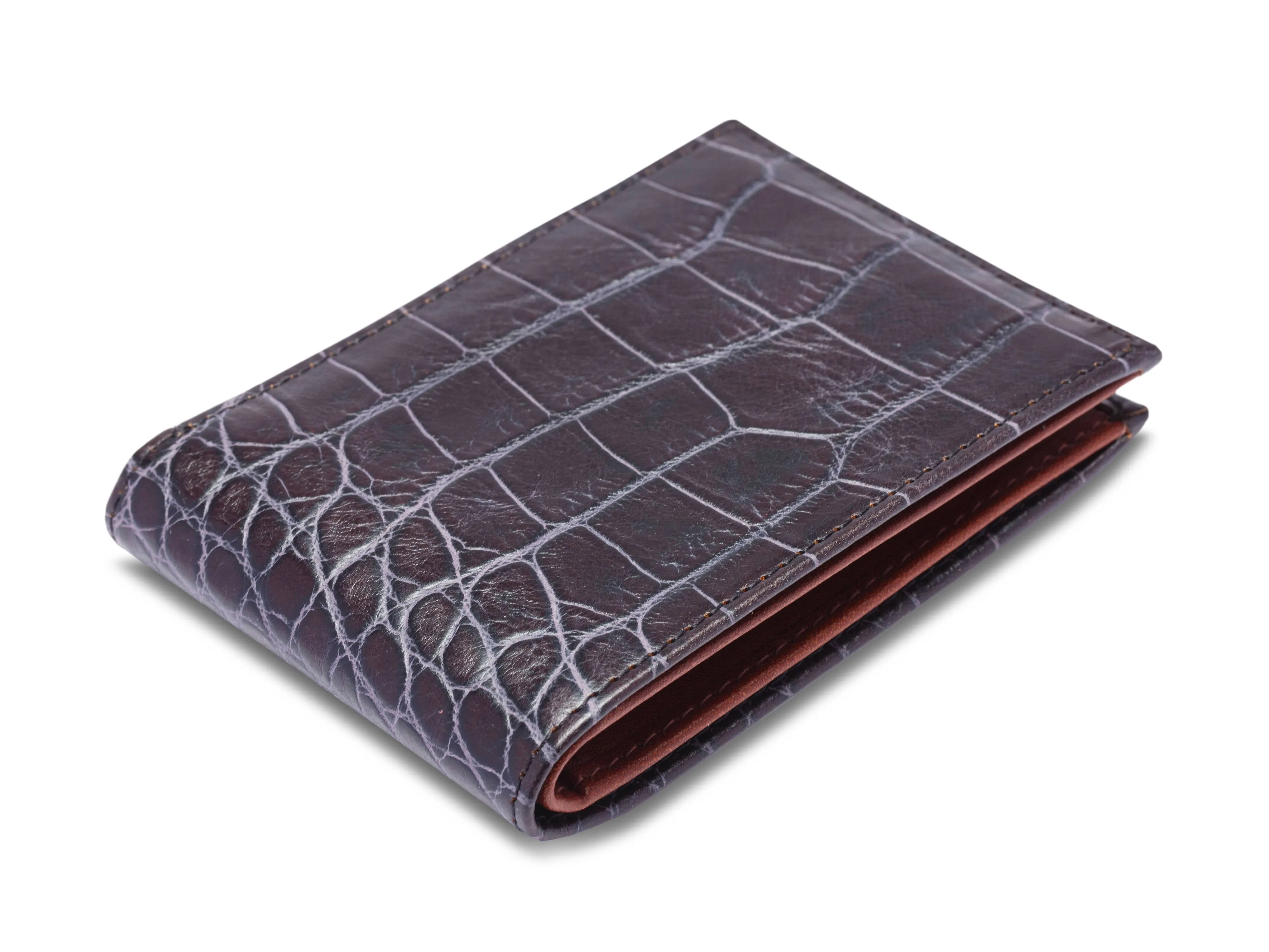 Vintage Crocco Small Bifold Wallet sold by Bosca product image thumbnail 5