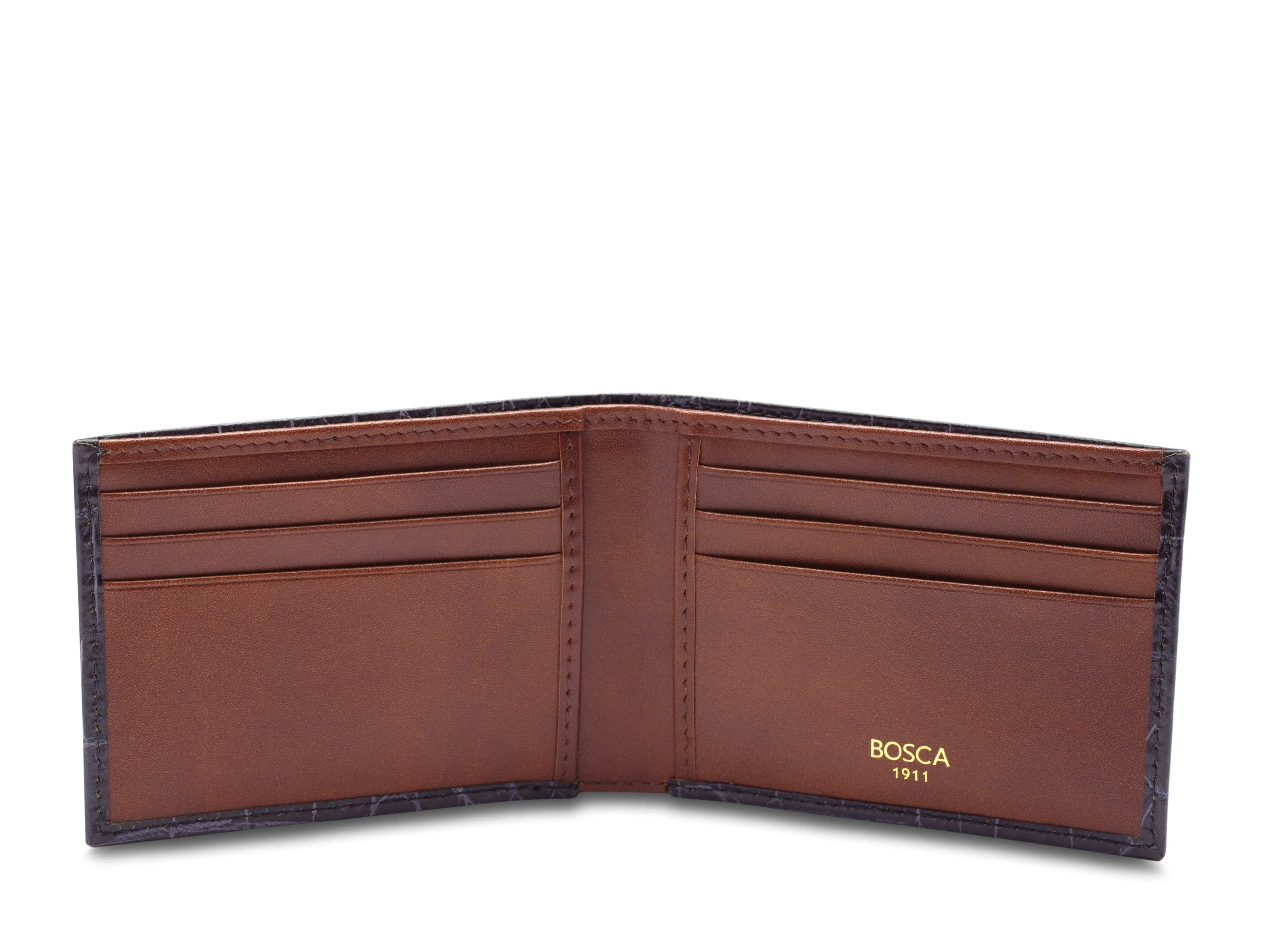 Vintage Crocco Small Bifold Wallet sold by Bosca product image thumbnail 4