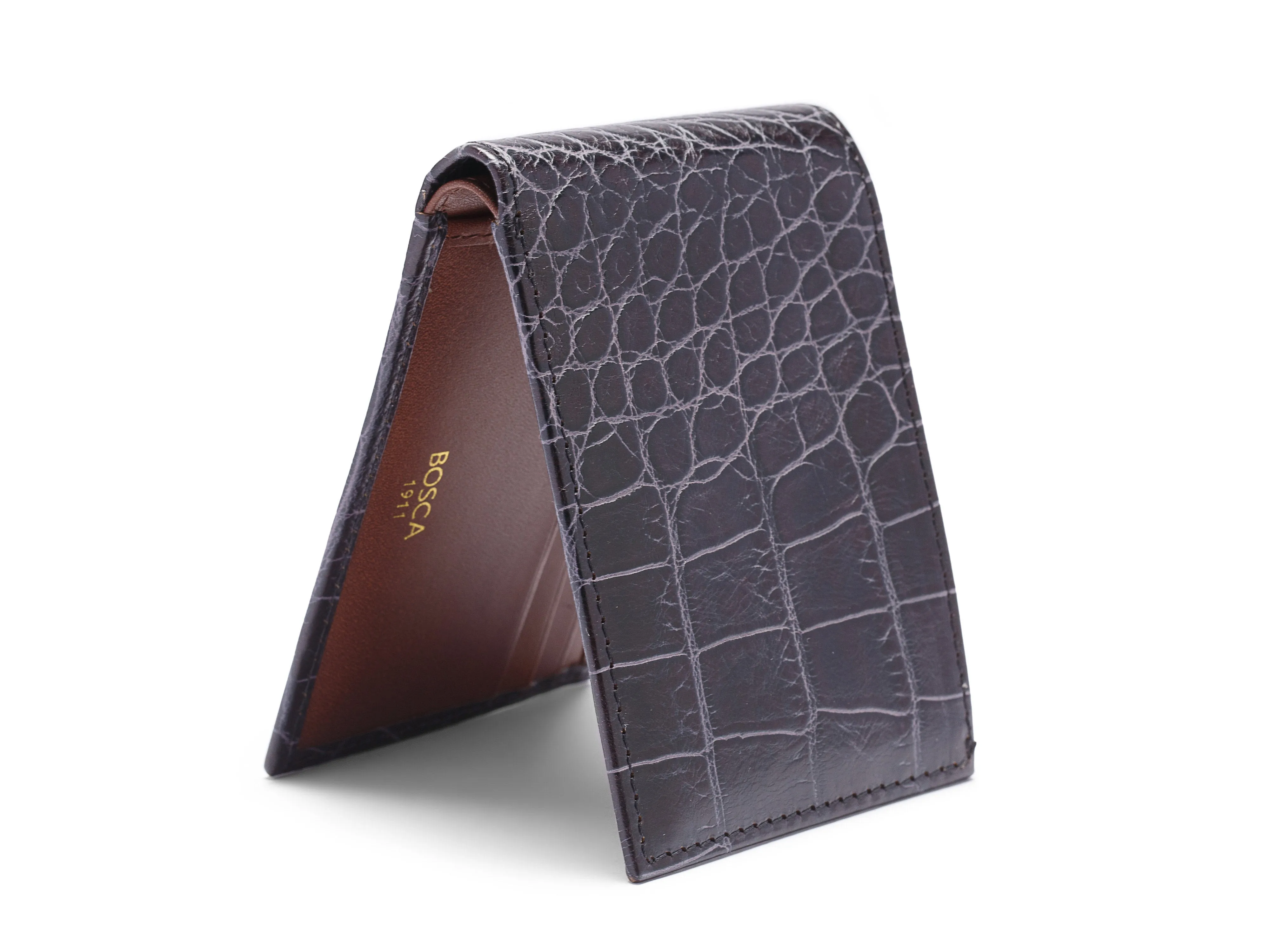 Vintage Crocco Small Bifold Wallet sold by Bosca product image thumbnail 3