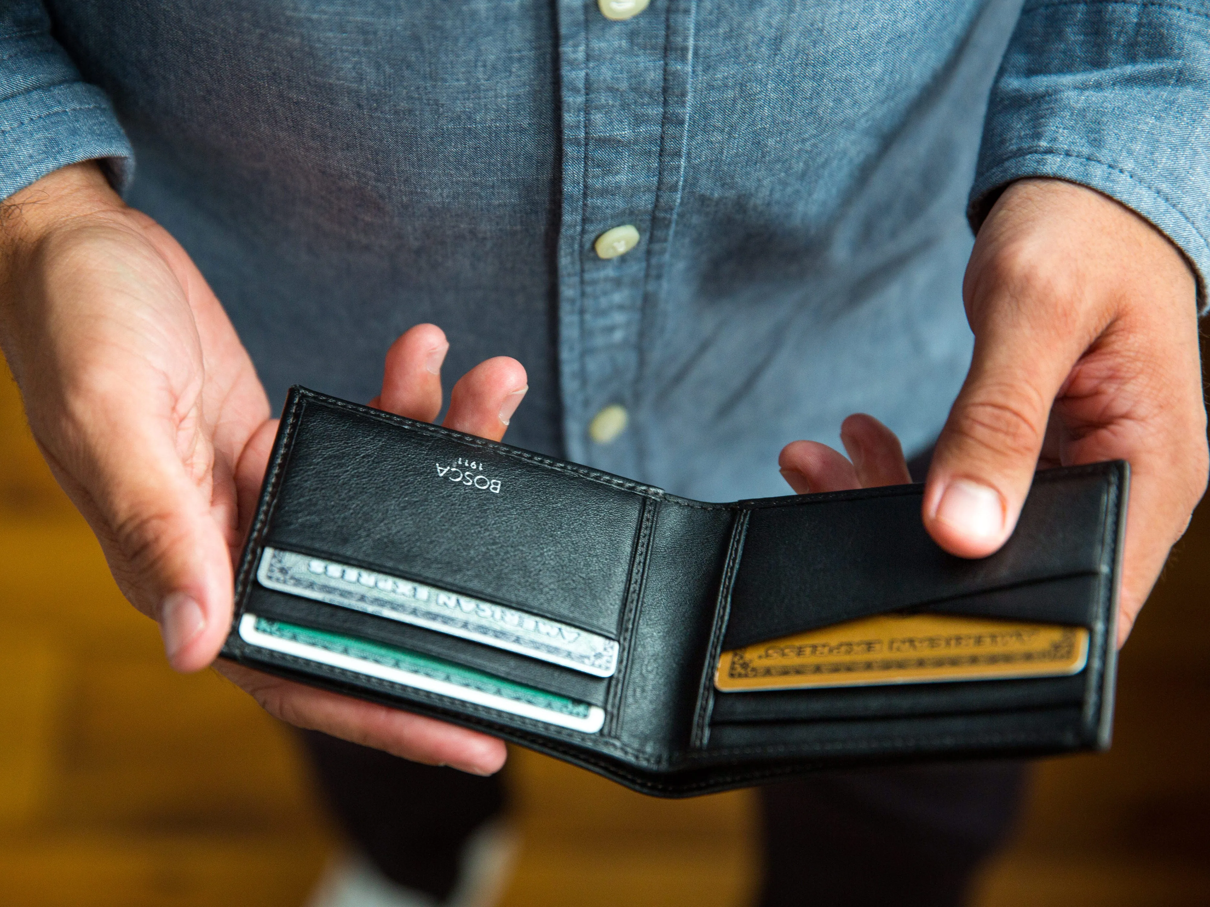 Nappa Vitello Small Bifold Wallet sold by Bosca product image thumbnail 2