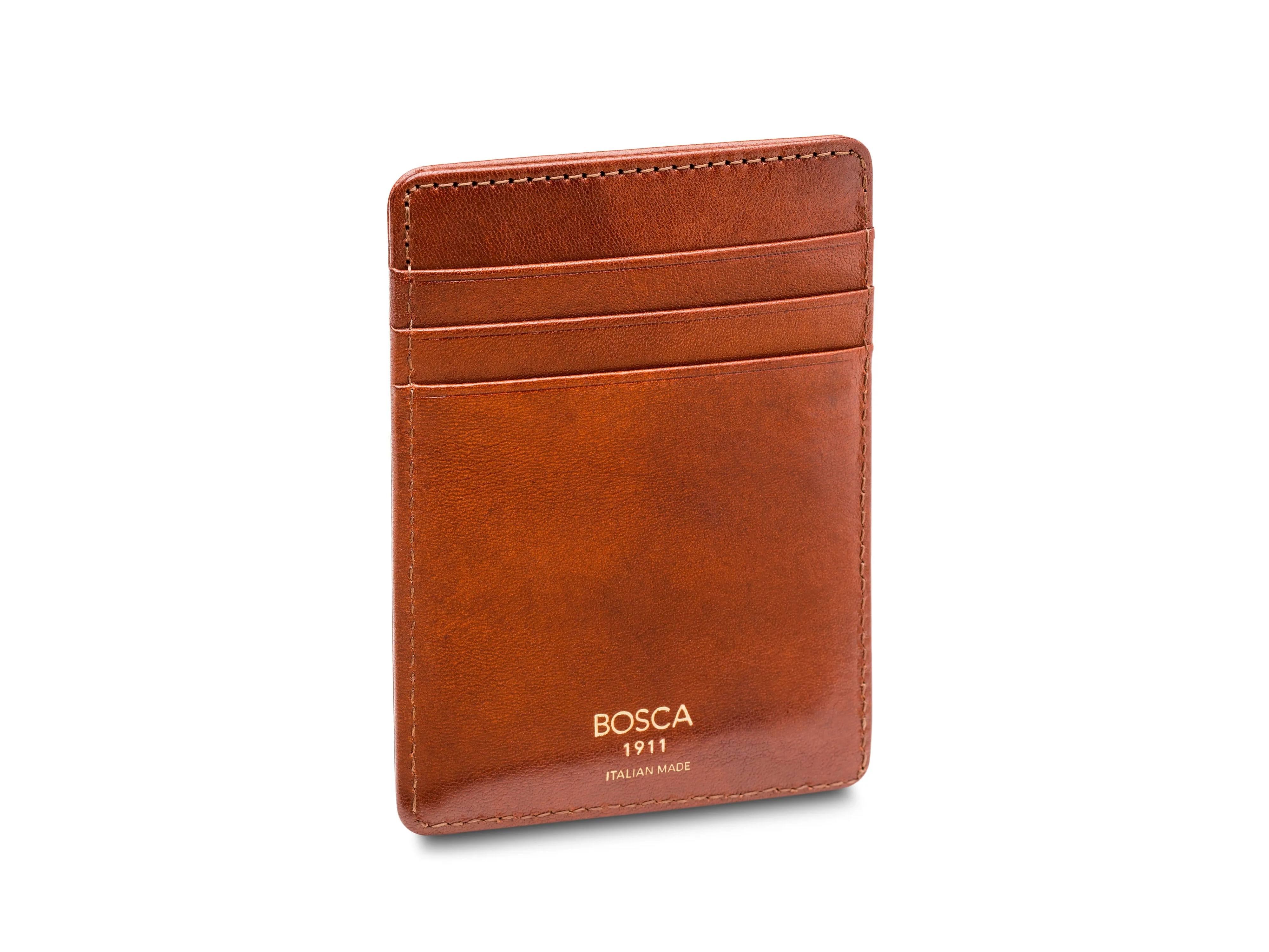 Old Leather Italia Front Pocket Wallet sold by Bosca
