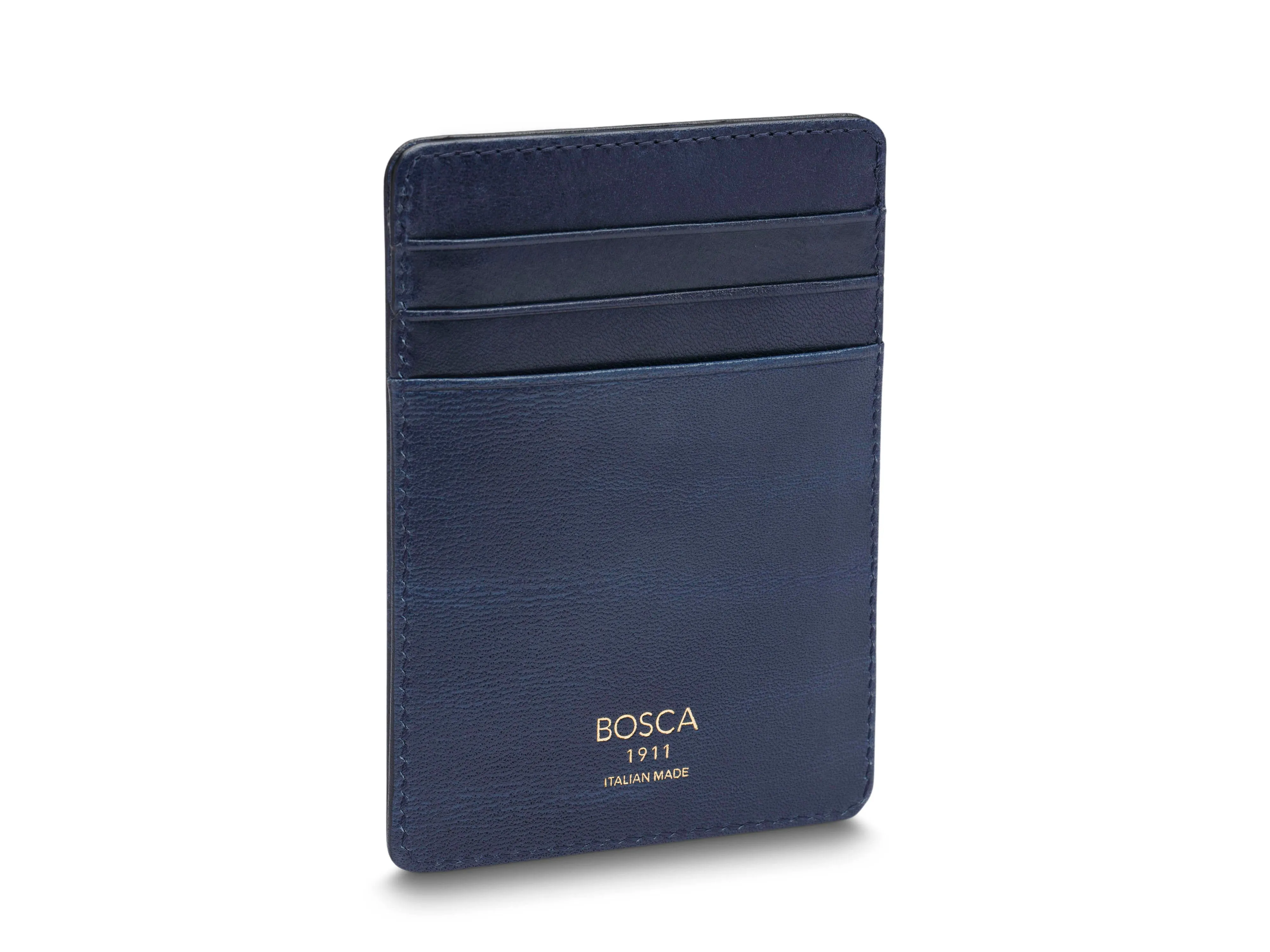 Old Leather Front Pocket Wallet sold by Bosca