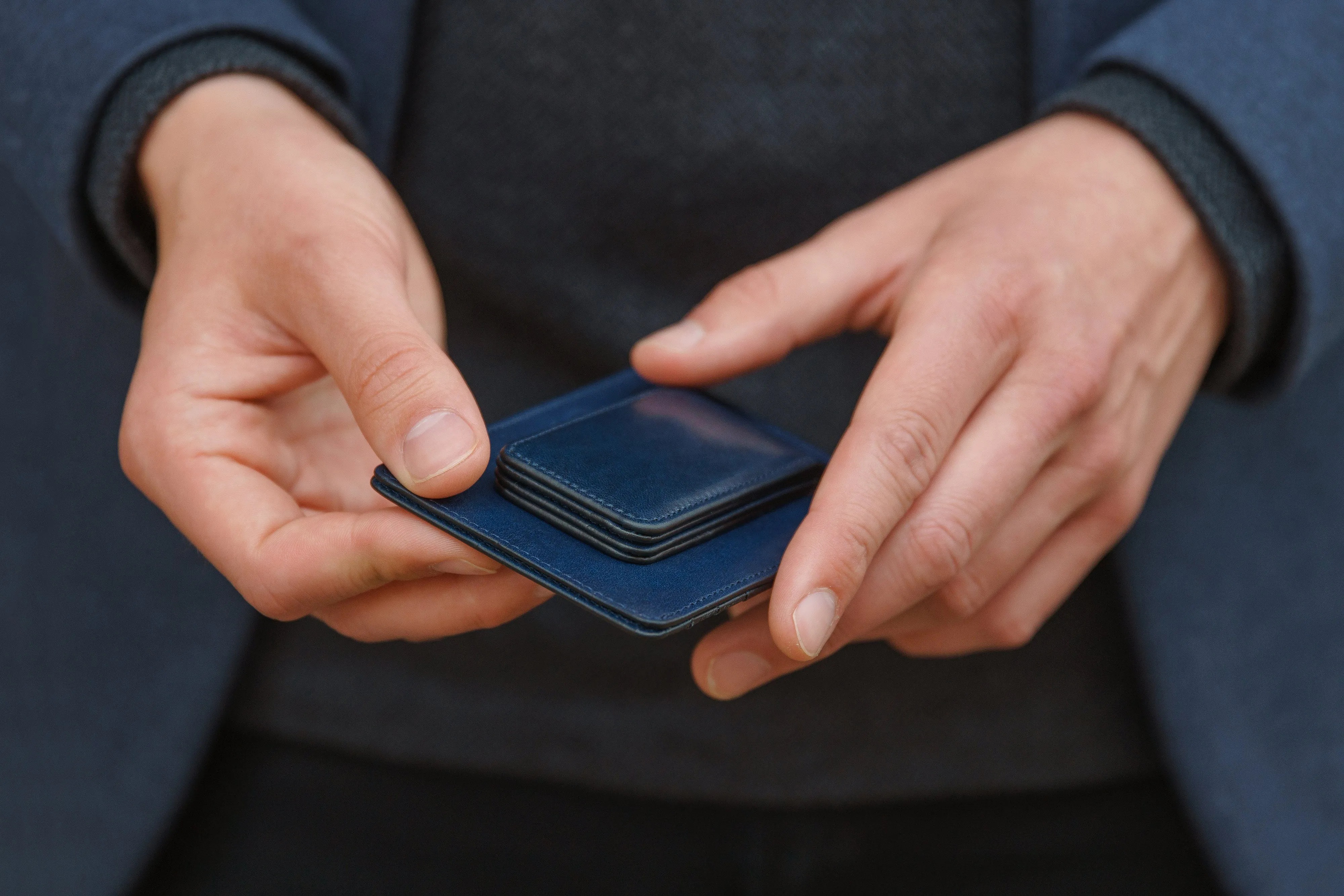 Old Leather Front Pocket Wallet sold by Bosca product image thumbnail 2