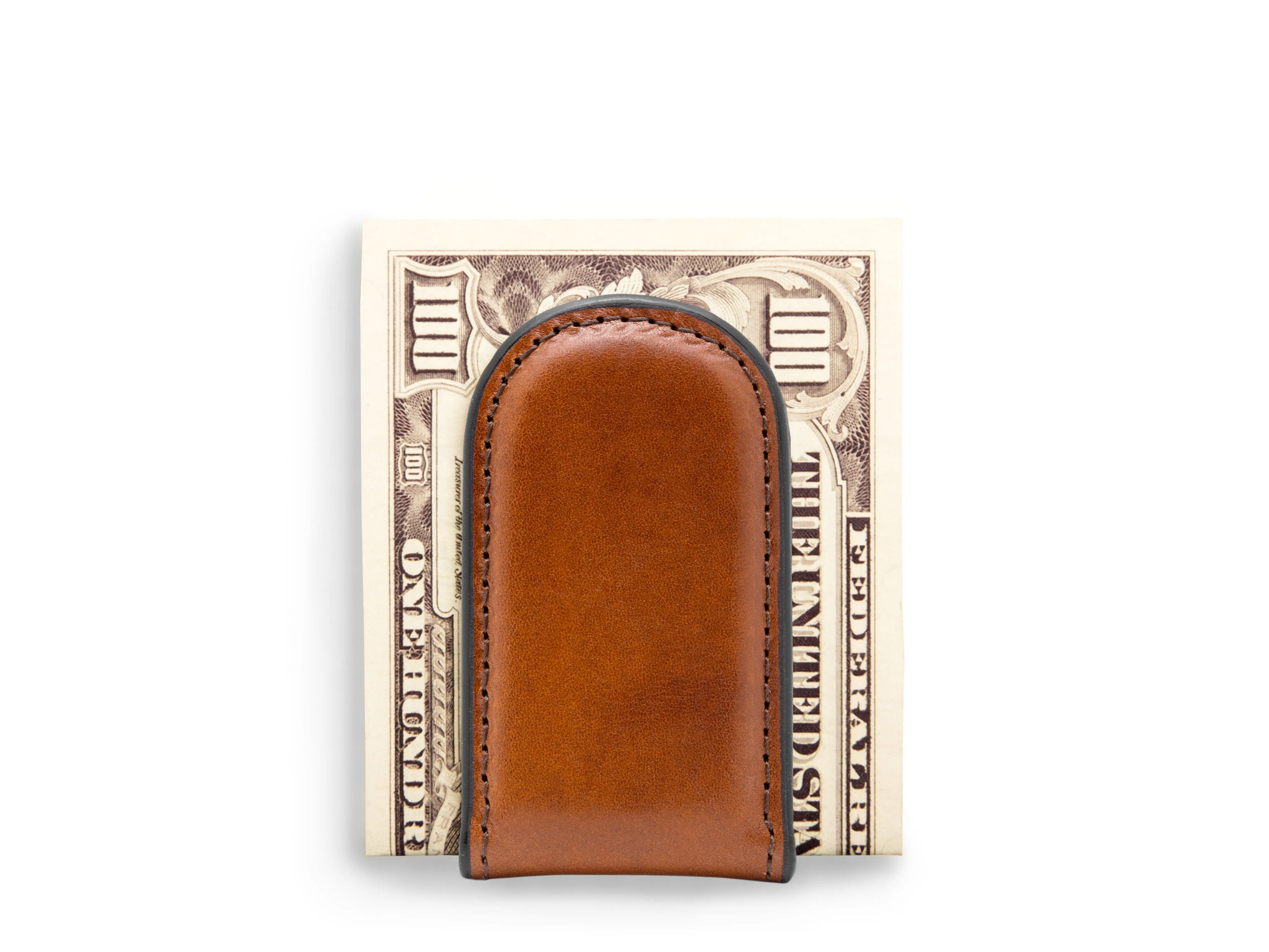 Old Leather Magnetic Money Clip sold by Bosca product image thumbnail 3