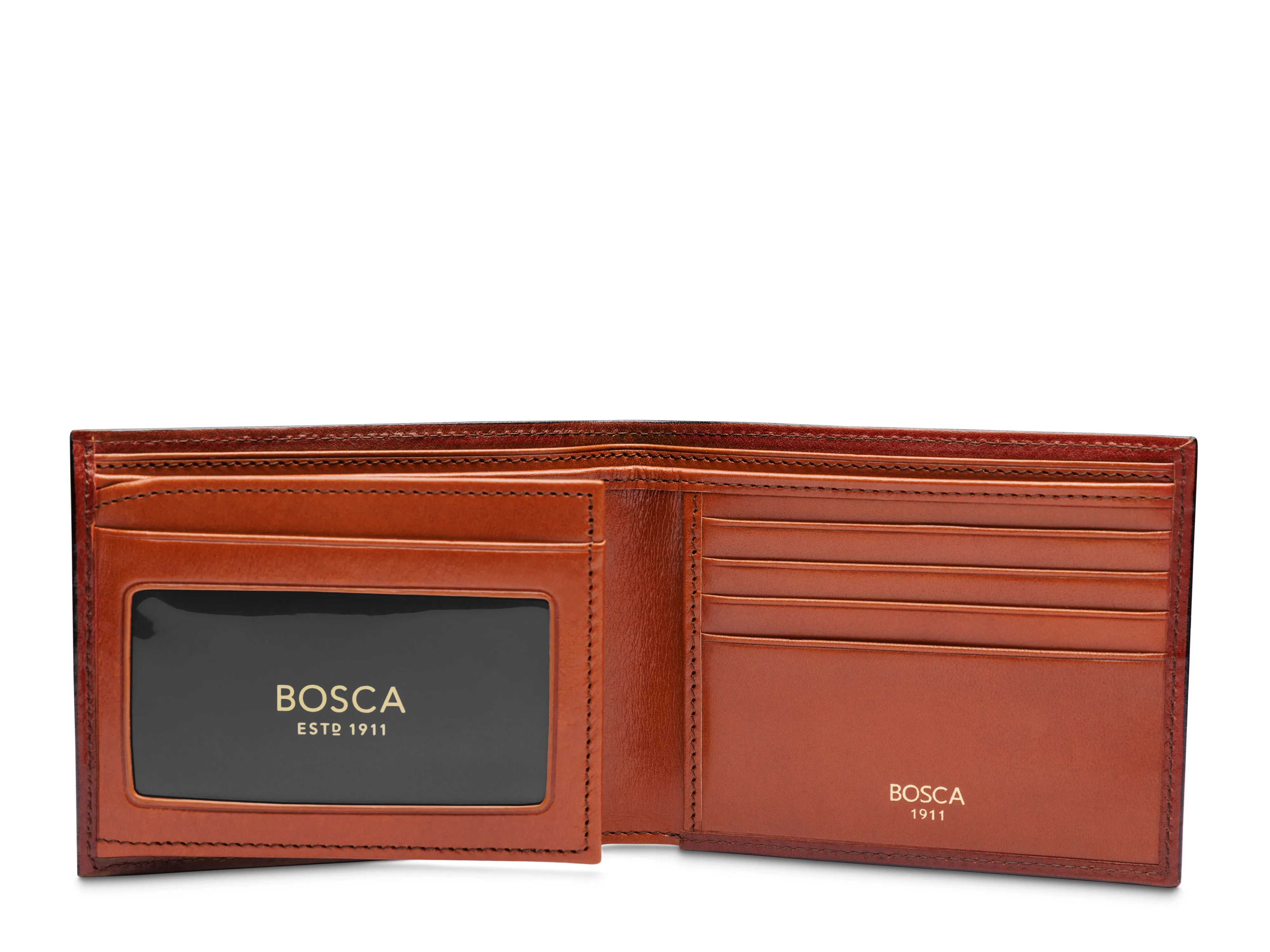 Contrast Old Leather Bifold w/ ID Flap sold by Bosca product image thumbnail 2
