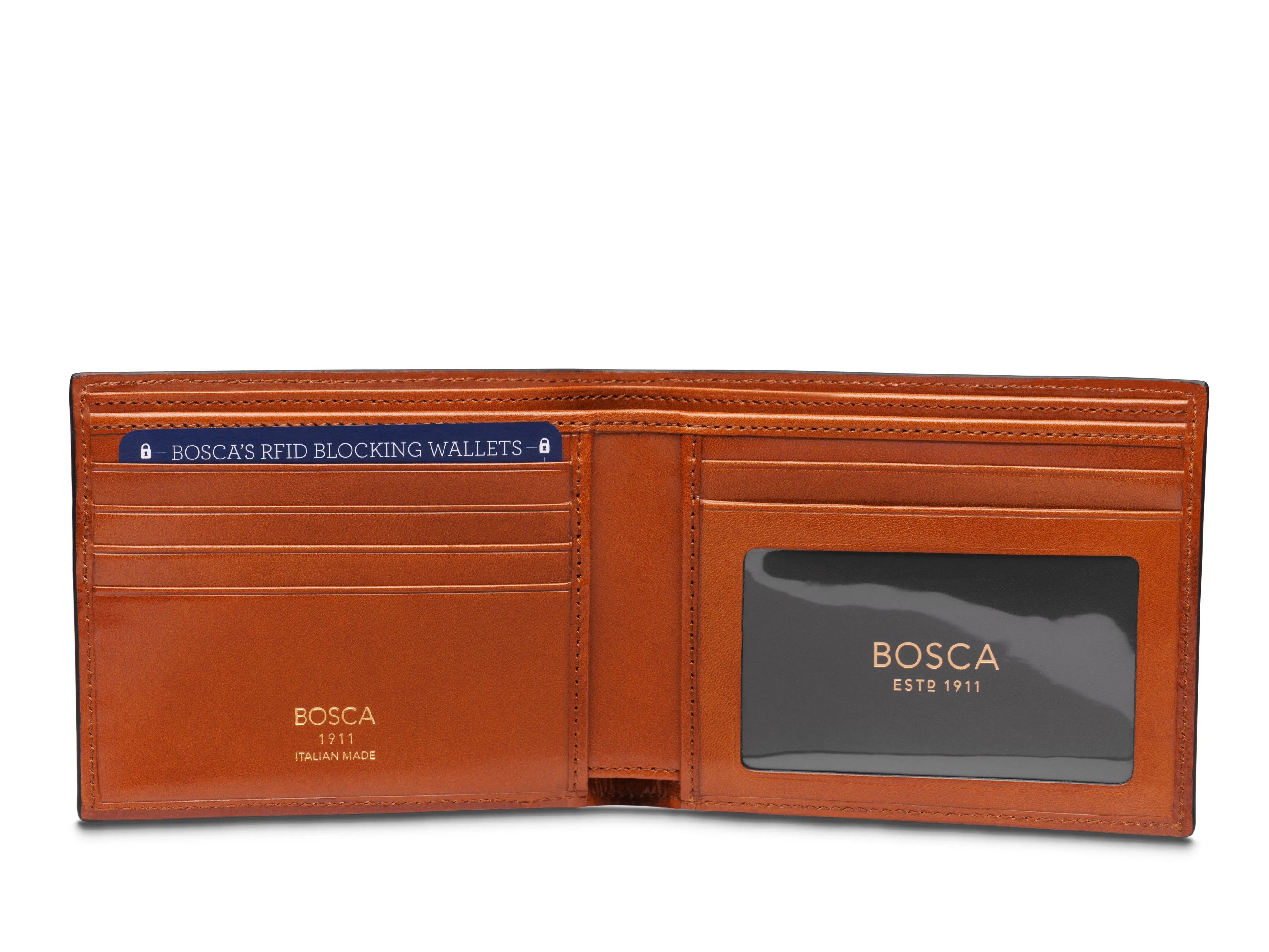 Contrast Old Leather Executive I.D. Wallet sold by Bosca product image thumbnail 4