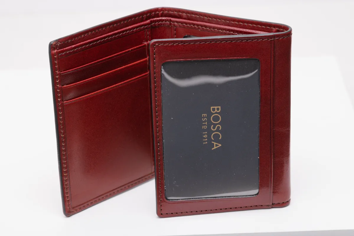 Italia Double I.D. Trifold Wallet sold by Bosca