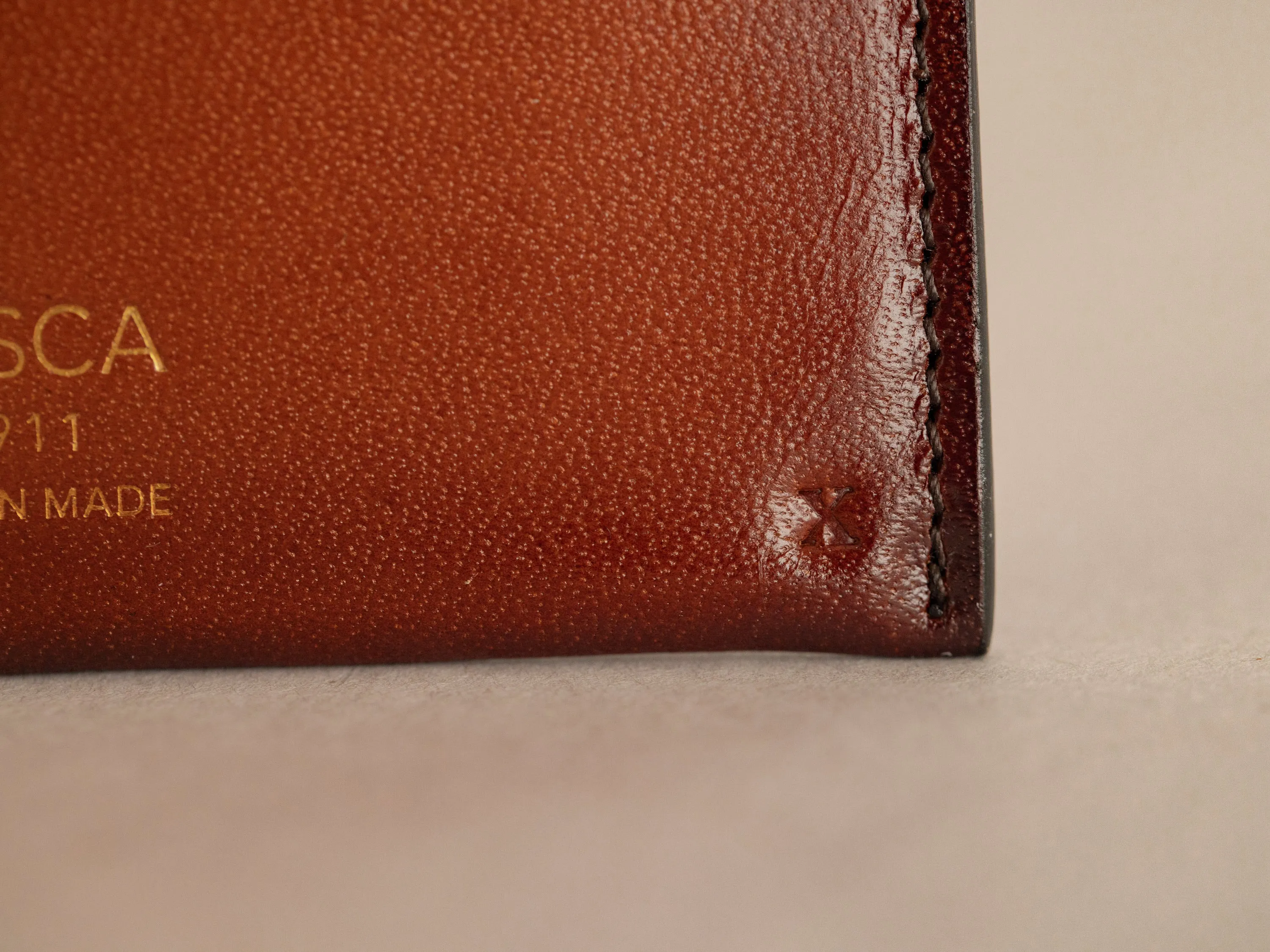 Smoked Old Leather Weekend Wallet sold by Bosca product image thumbnail 2