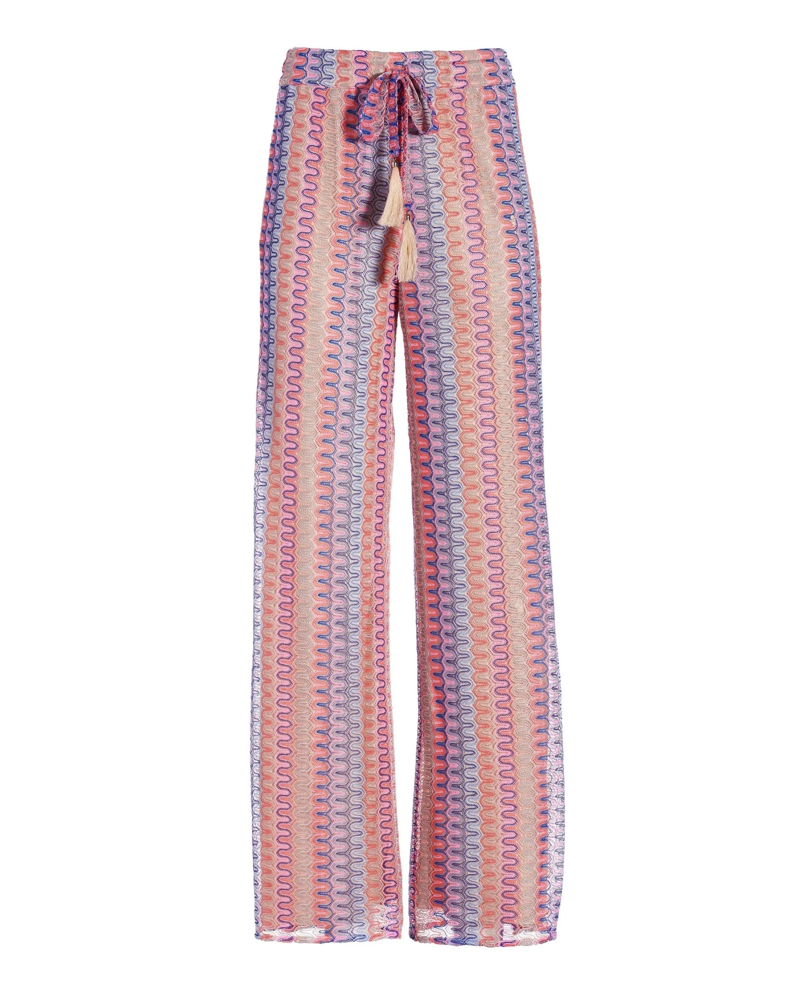St. Tropez Colorful Crochet Wide-Leg Pant Multi sold by Boston Proper product image thumbnail 2