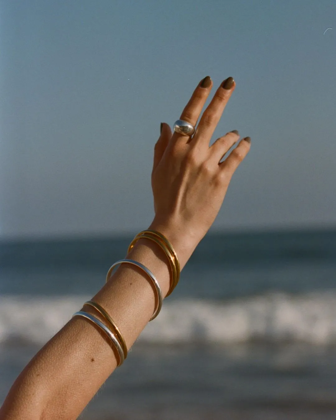 Augustine Bangle Set Gold sold by Boston Proper product image thumbnail 2