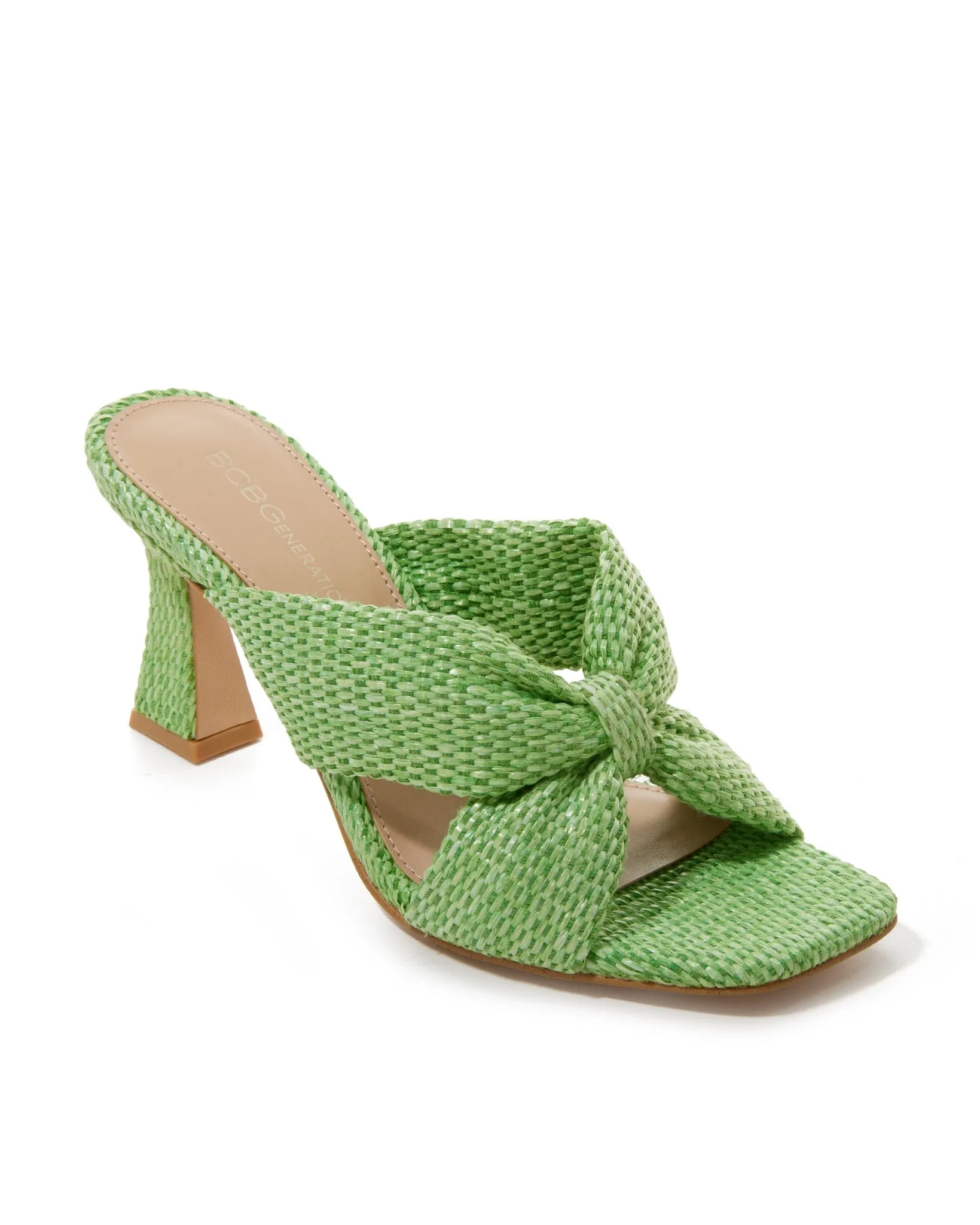 Woven Slide Heel Green sold by Boston Proper