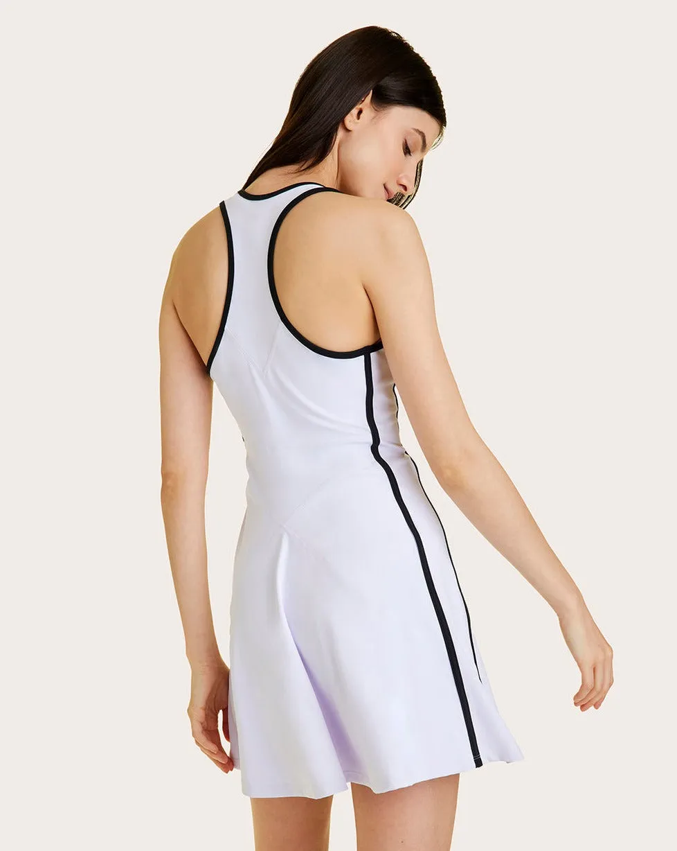 Framed Serena Dress White sold by Boston Proper product image thumbnail 2