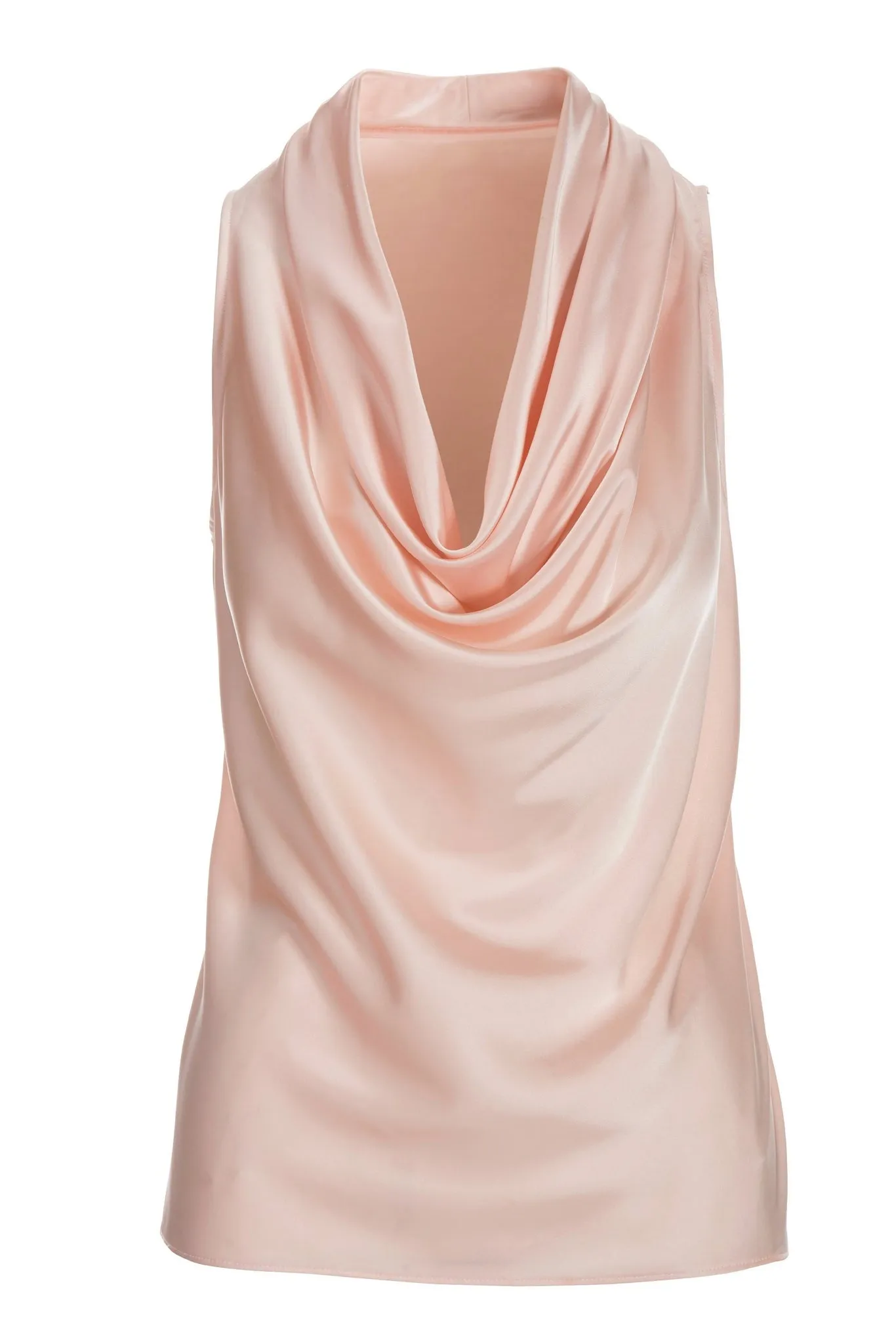 Marilyn Cowl Neck Charmeuse Blouse 2AM77 Soft Blush sold by Boston Proper product image thumbnail 2