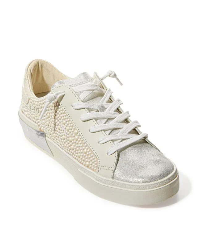Pearl Embellished Sneaker White sold by Boston Proper