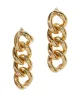 Gold Chain Link Earring Gold sold by Boston Proper