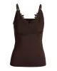 Lace Trim Cami Safari Brown sold by Boston Proper