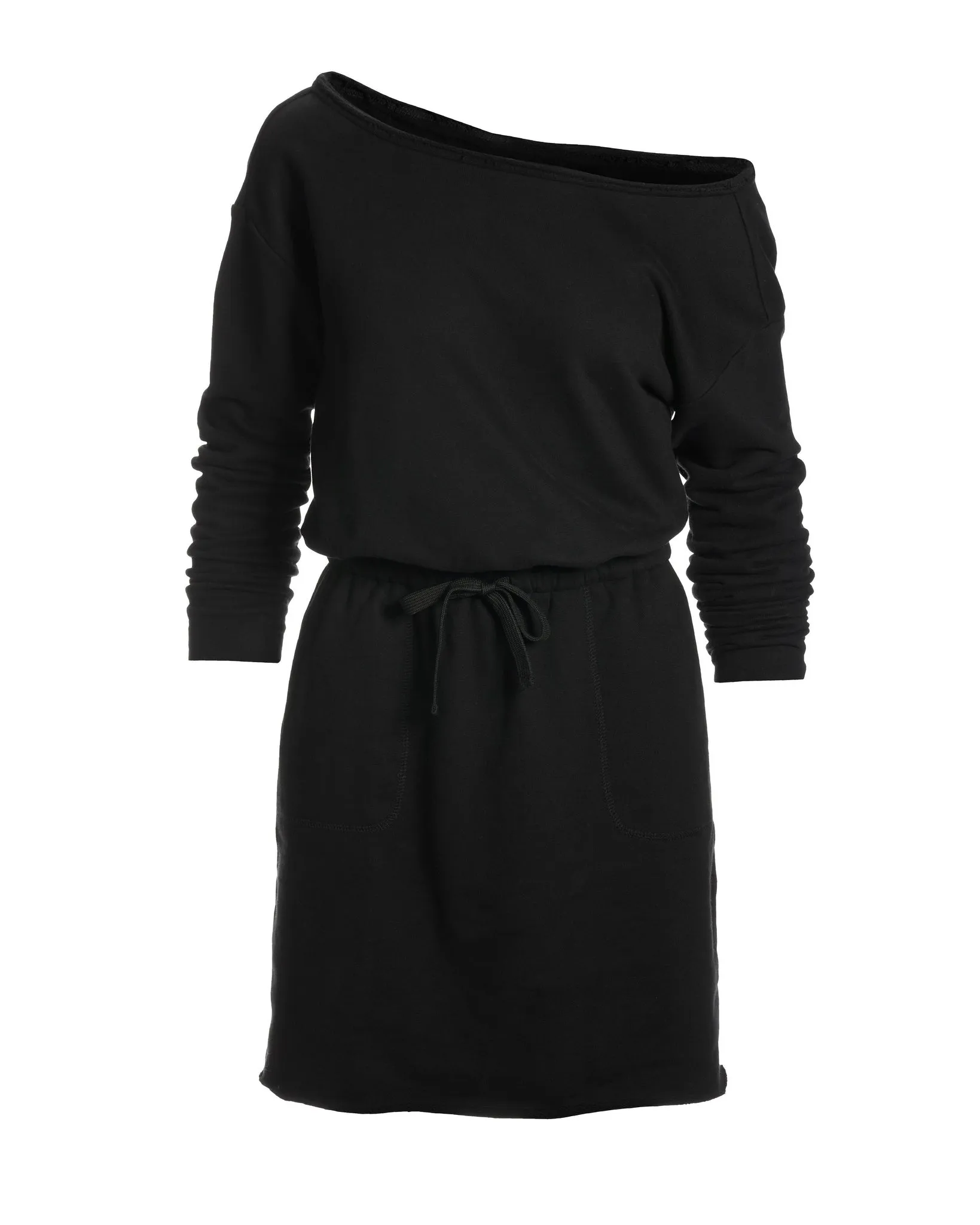 Slouchy Drawstring Sport Dress Black sold by Boston Proper product image thumbnail 2