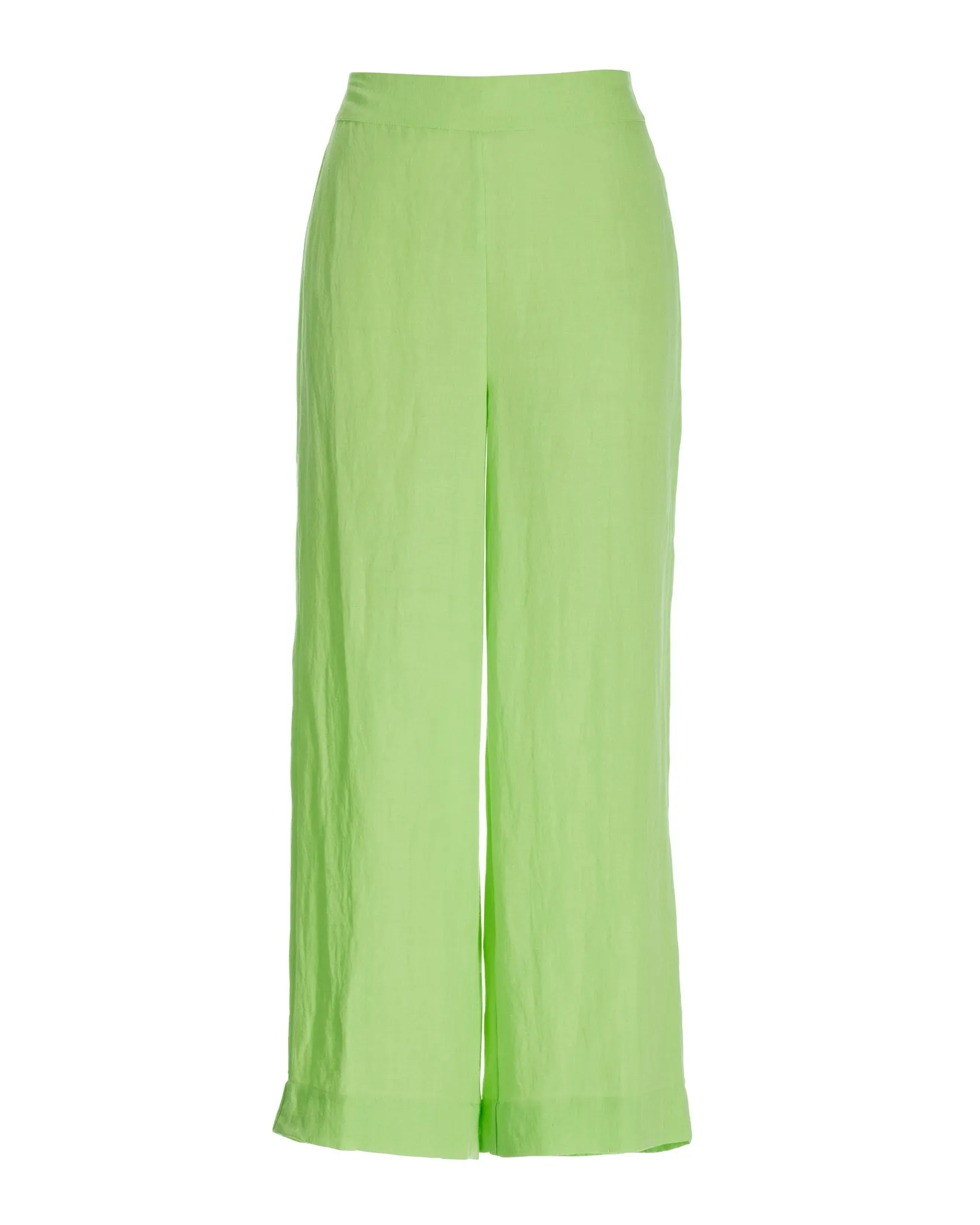 Malibu Linen Cropped Pant Paradise Green sold by Boston Proper product image thumbnail 2