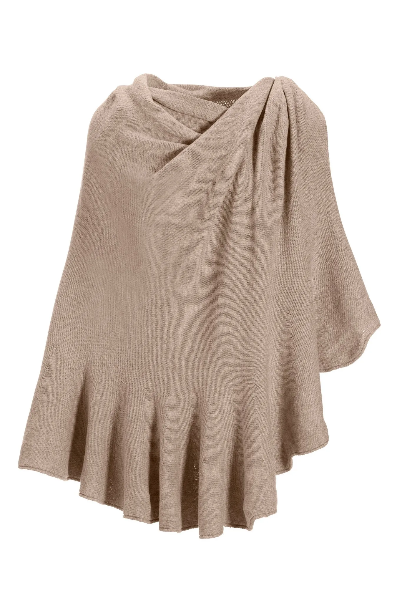 Ruffle Detail Wrap Heathered Oatmeal sold by Boston Proper product image thumbnail 2