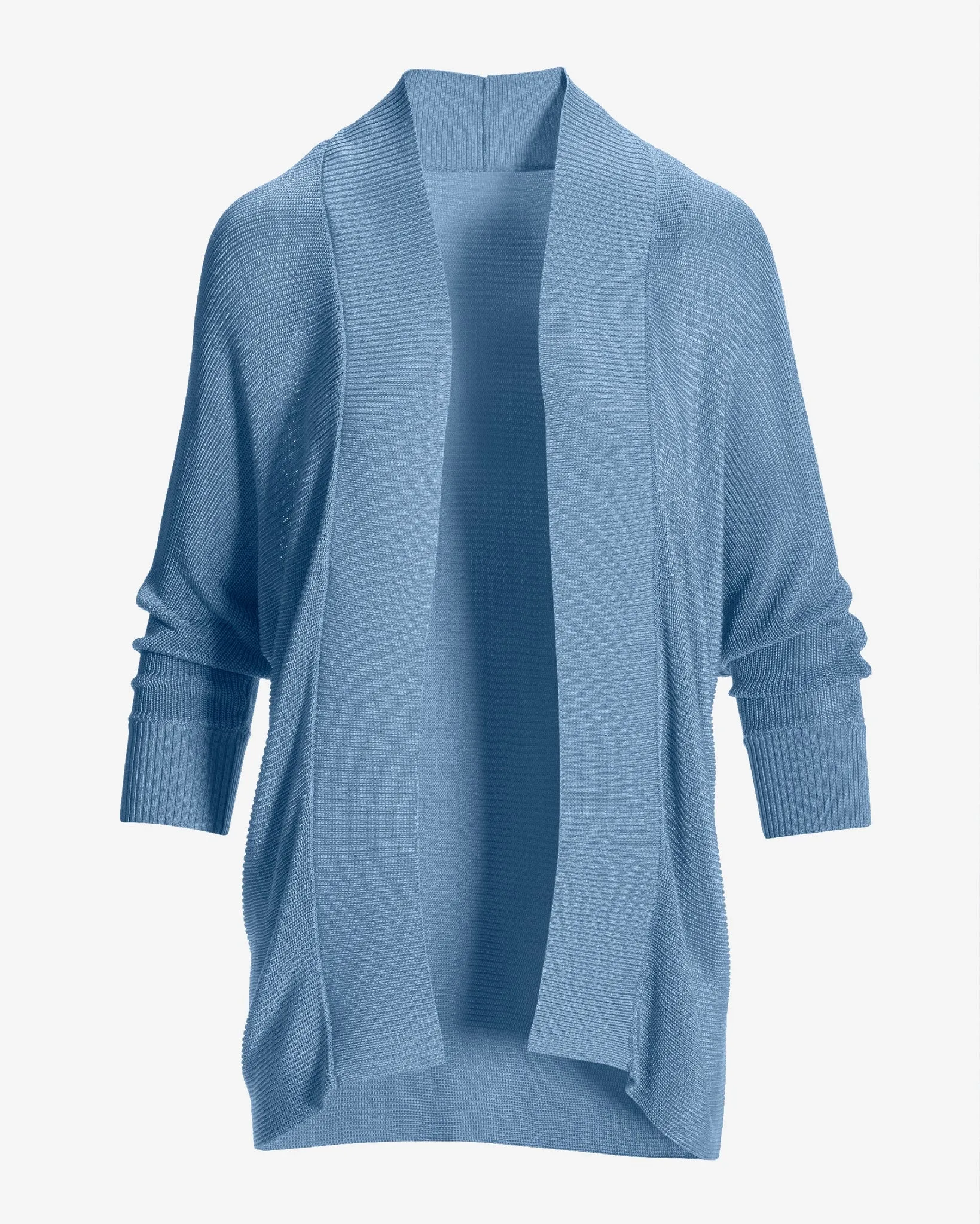 Short Effortless Cardigan Sweater Blue Bell sold by Boston Proper product image thumbnail 2