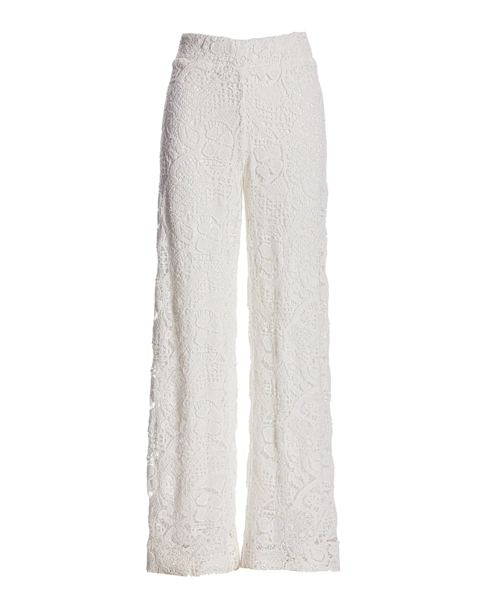 Malibu Lace Wide Leg Pant White sold by Boston Proper product image thumbnail 2