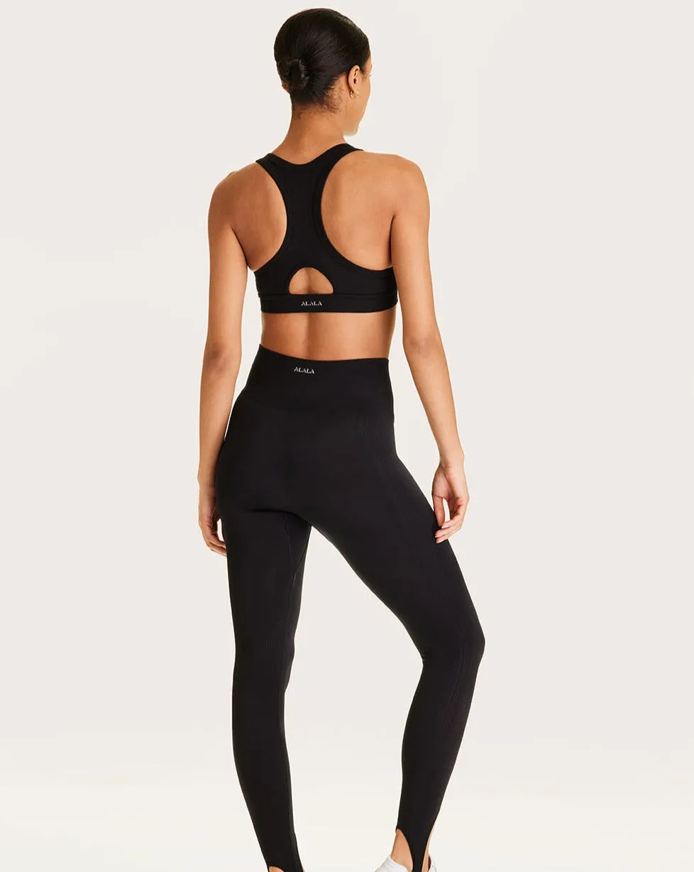 Barre Racer Bra Black sold by Boston Proper product image thumbnail 5