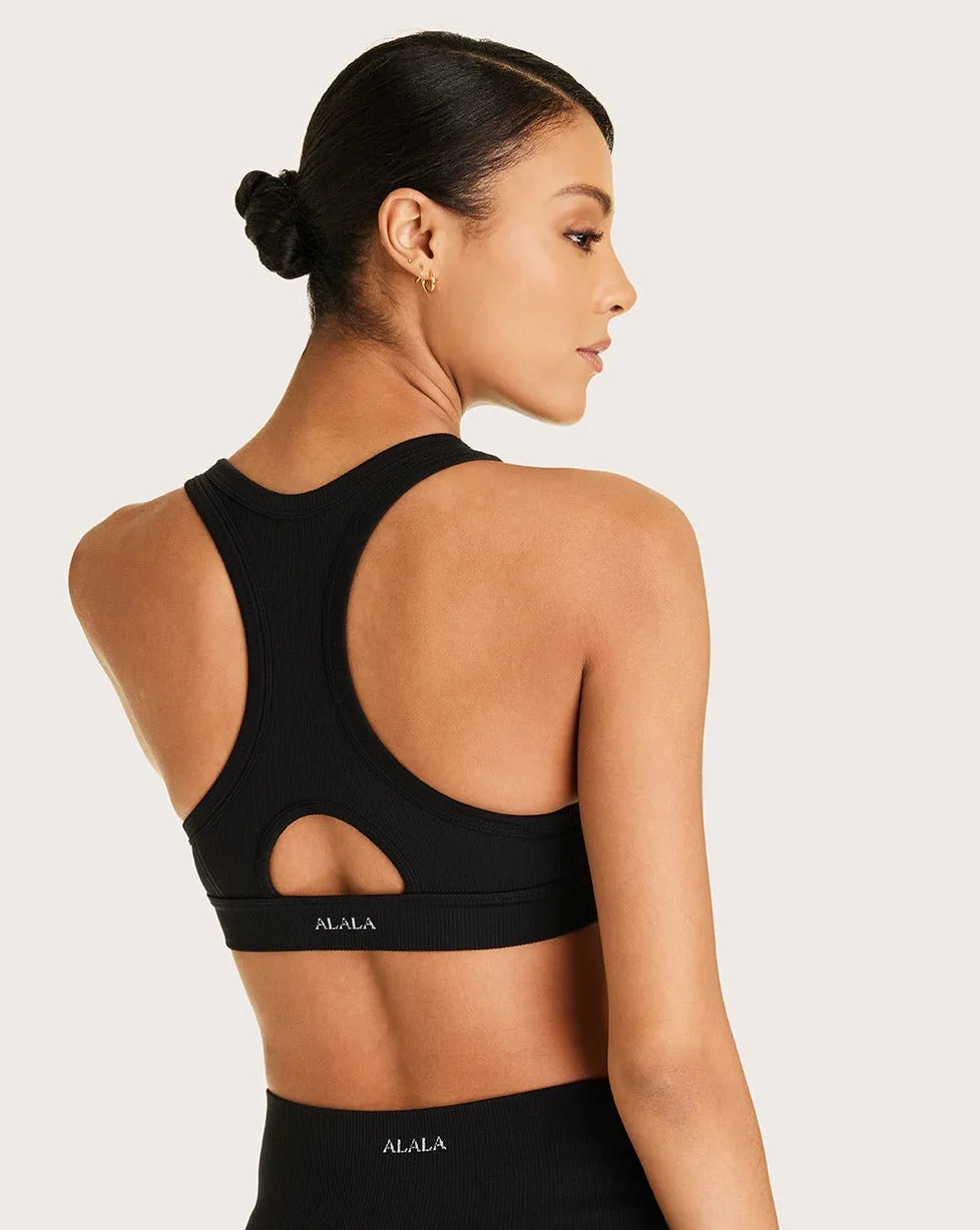 Barre Racer Bra Black sold by Boston Proper product image thumbnail 2