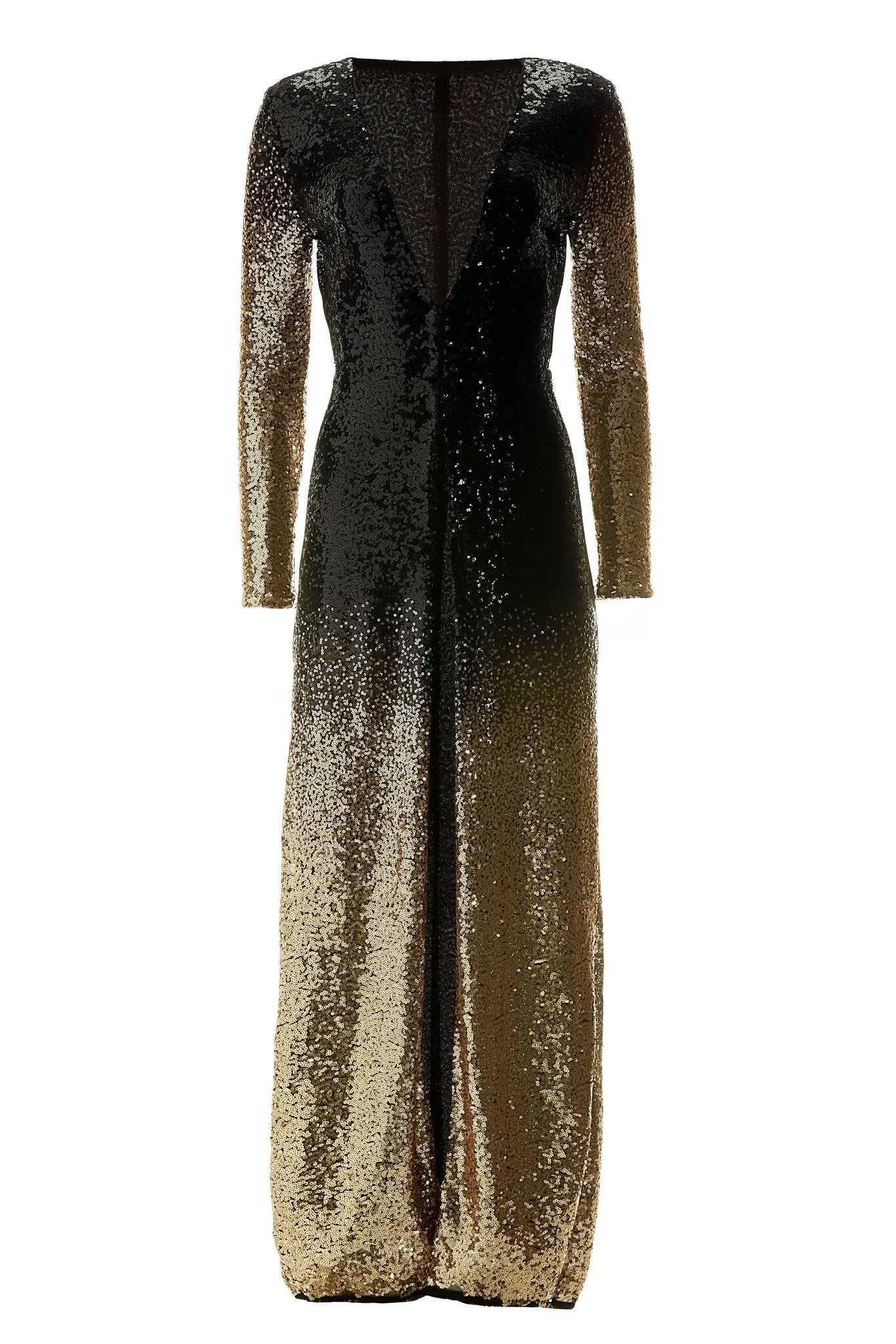 Sequin Ombre Duster Black/Gold sold by Boston Proper product image thumbnail 2