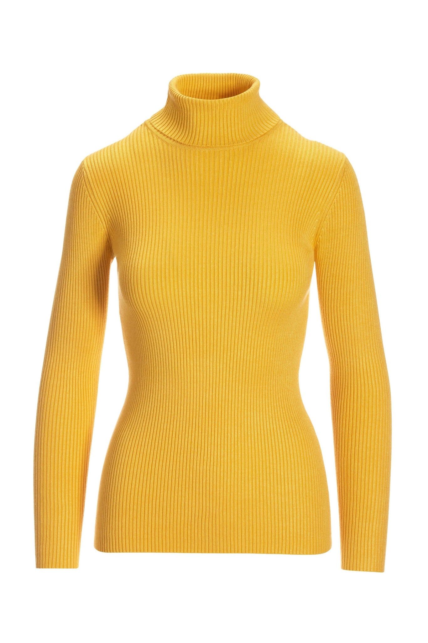 Ribbed Turtleneck Sweater Mimosa sold by Boston Proper product image thumbnail 2