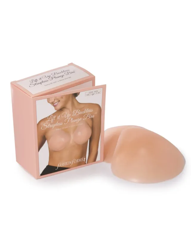Lift Up Backless And Strapless Bra Nude made by Fashion Forms