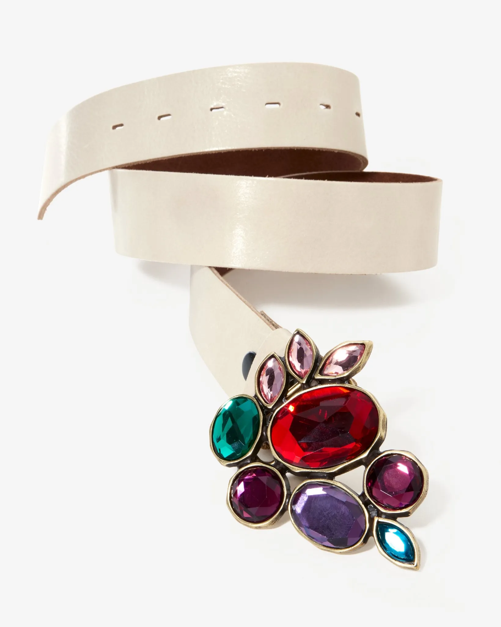 Bright Stones Buckle Belt Multi sold by Boston Proper