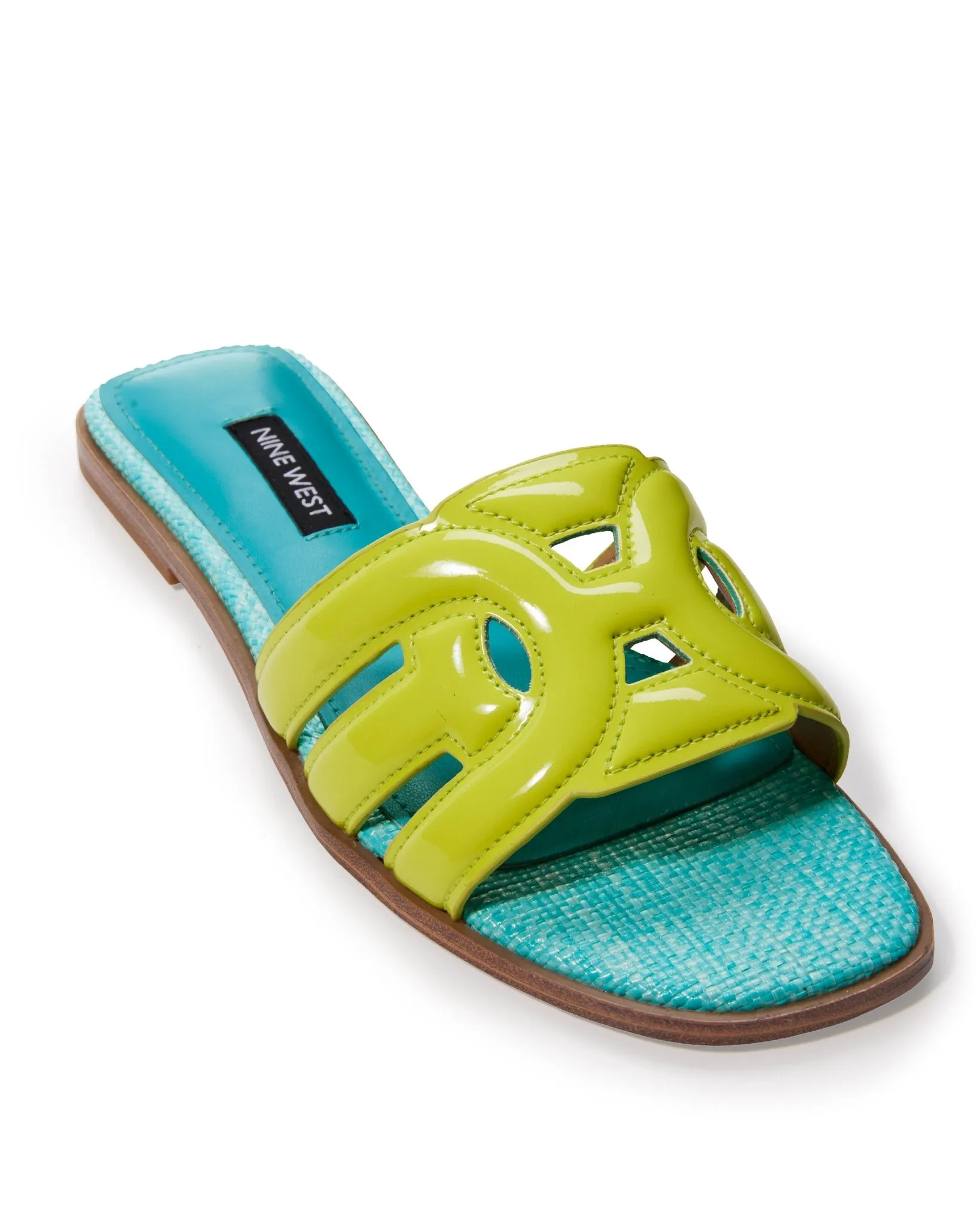 Slide Sandal Green Blue sold by Boston Proper