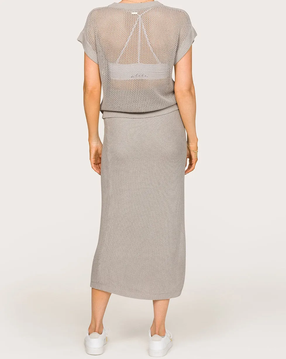 Tropez Skirt Stone sold by Boston Proper product image thumbnail 4