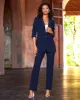 Beyond Travel High Rise Pant Maritime Navy sold by Boston Proper