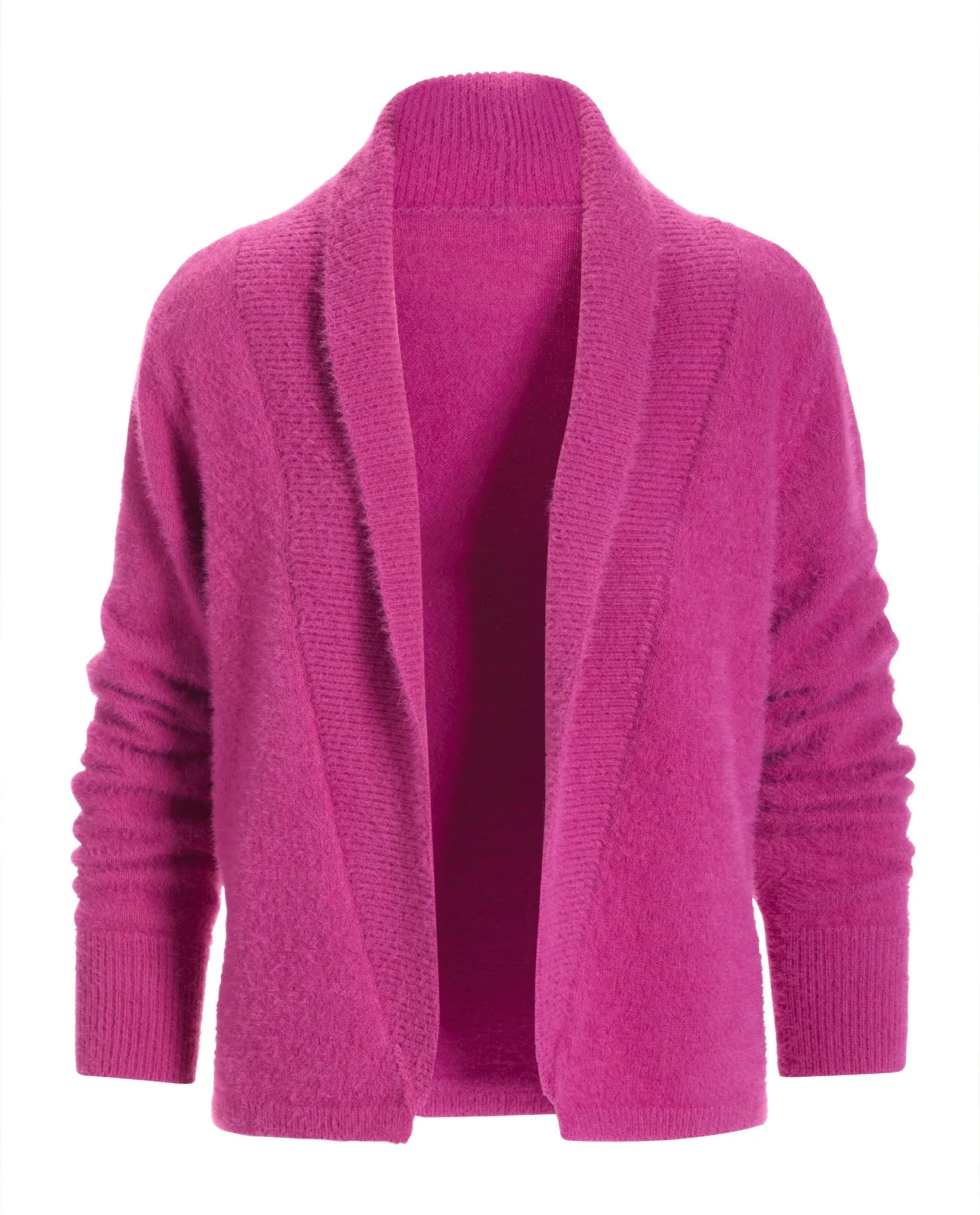 Plush Short Cardigan Rose Violet sold by Boston Proper product image thumbnail 2