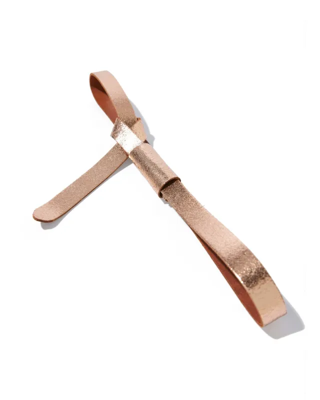 Loop Tie Waist Belt Rose Gold sold by Boston Proper