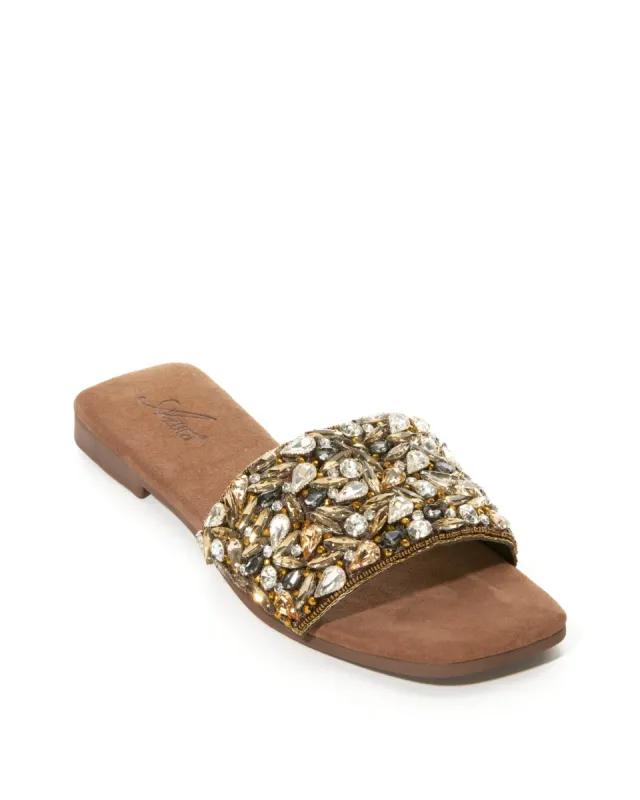 Embellished Multi Slide Bronze sold by Boston Proper
