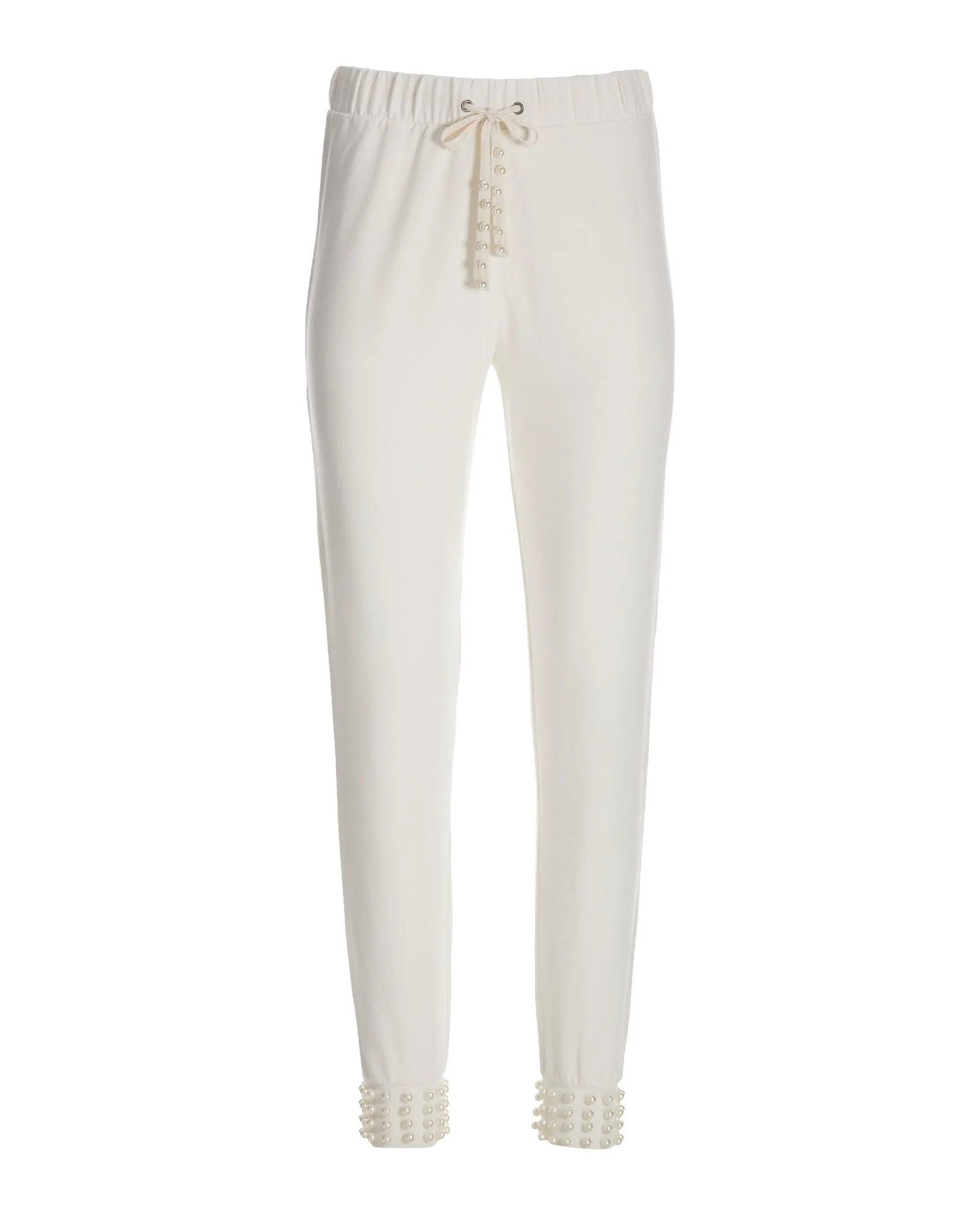 French Terry Pearl Jogger White sold by Boston Proper product image thumbnail 2