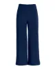 Beyond Travel Wide Leg Crop Pant Maritime Navy sold by Boston Proper