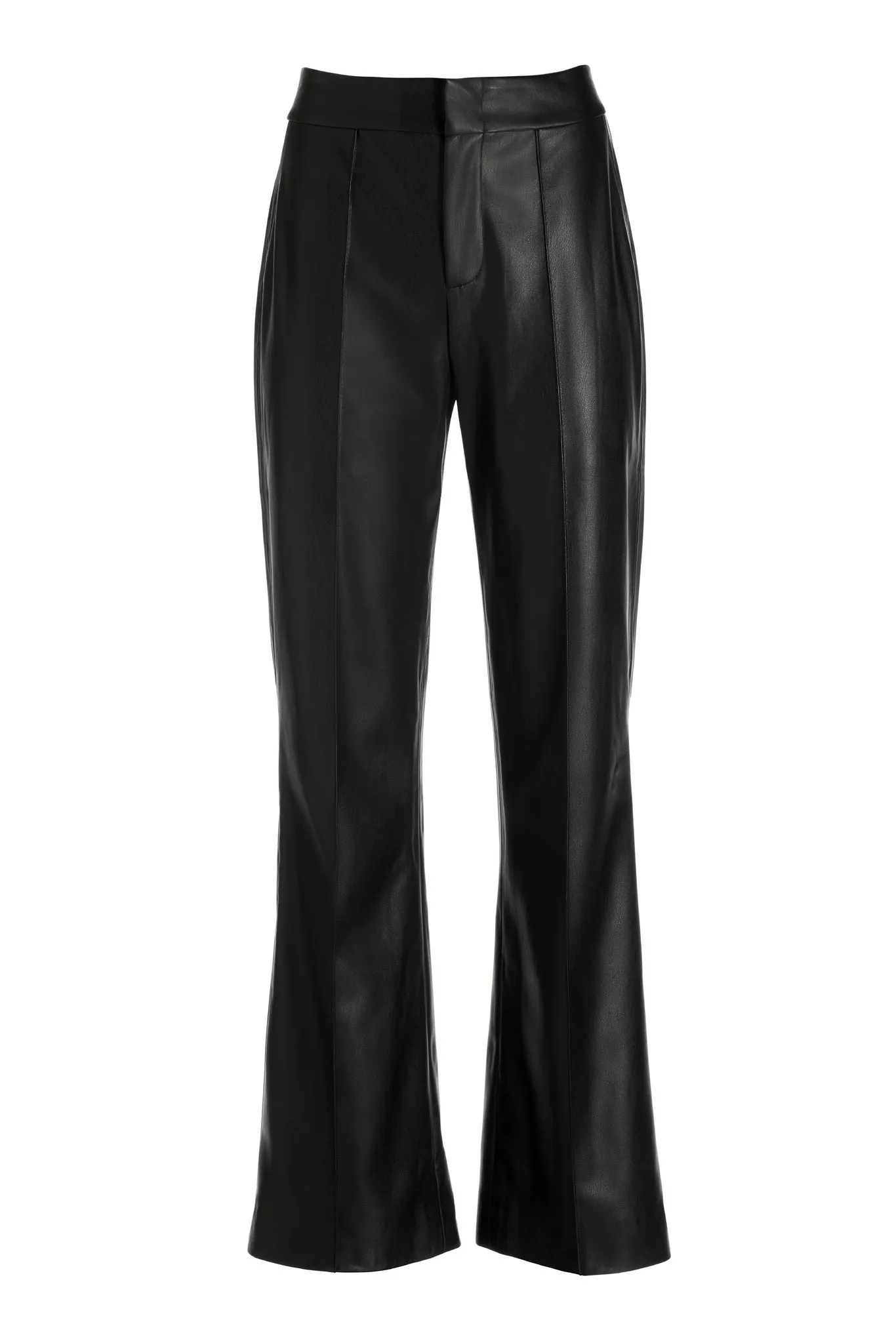 Faux Leather Wide Leg Trouser Black sold by Boston Proper product image thumbnail 2