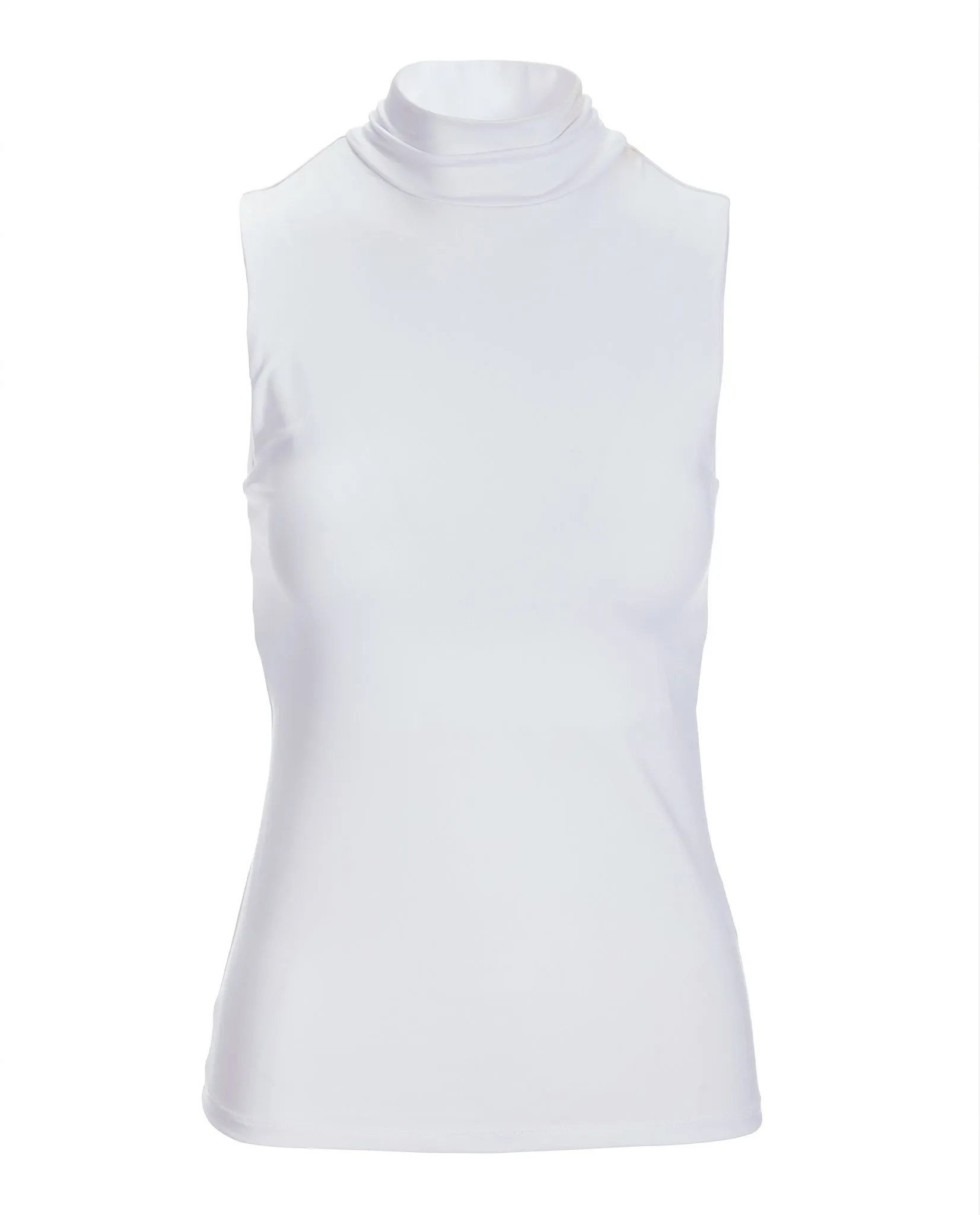 So Modern Sleeveless Mock Neck Top Pure White sold by Boston Proper product image thumbnail 2
